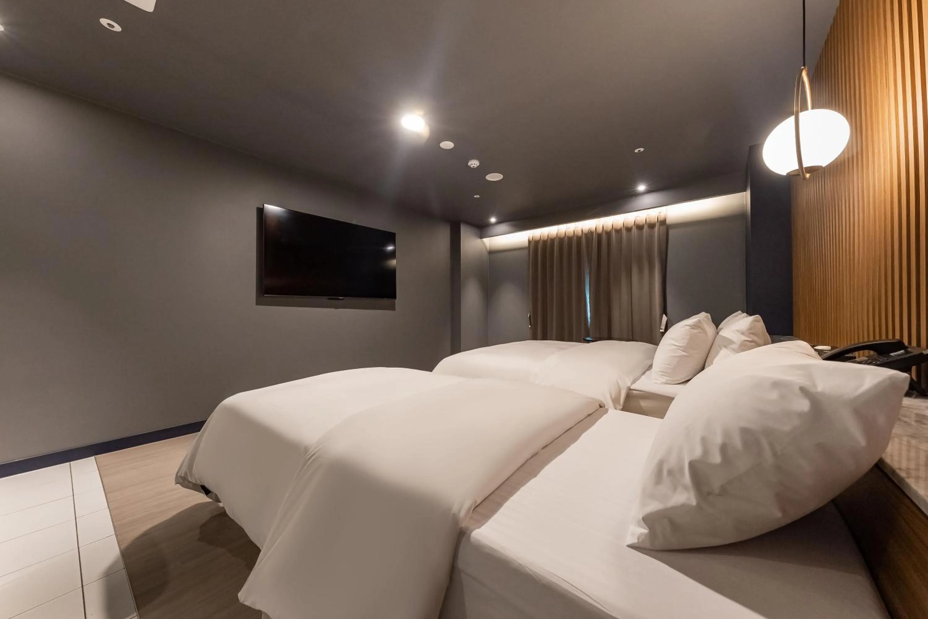 Bed in Brown Dot Hotel Seosan