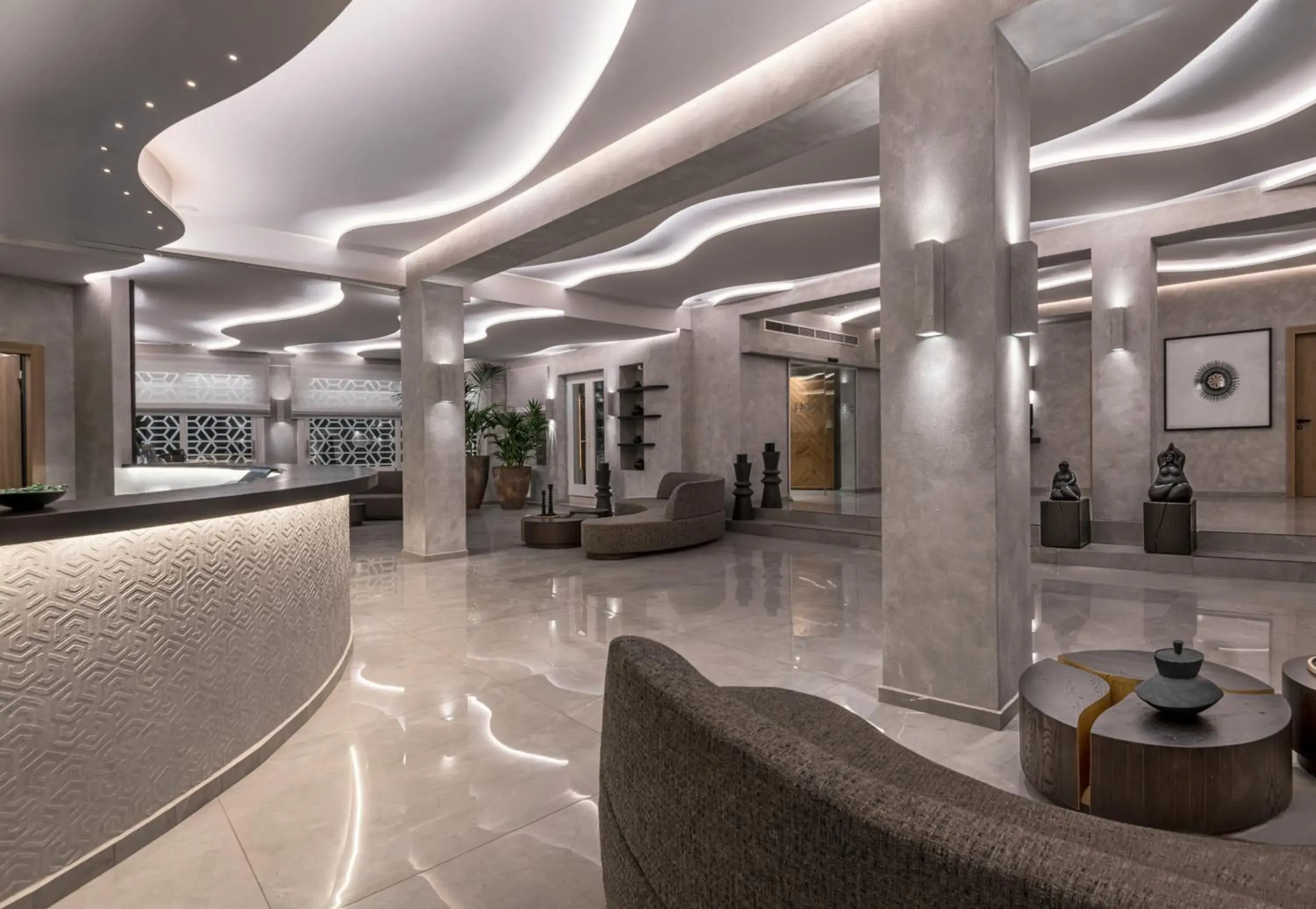 Lobby or reception in Petinos Hotel Lobby or reception in Petinos Hotel