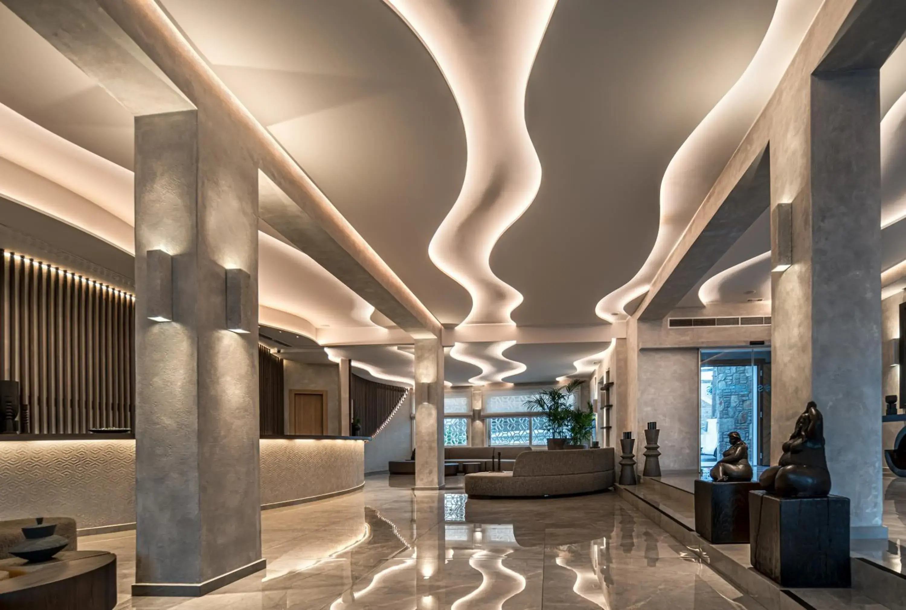 Lobby or reception in Petinos Hotel Lobby or reception in Petinos Hotel