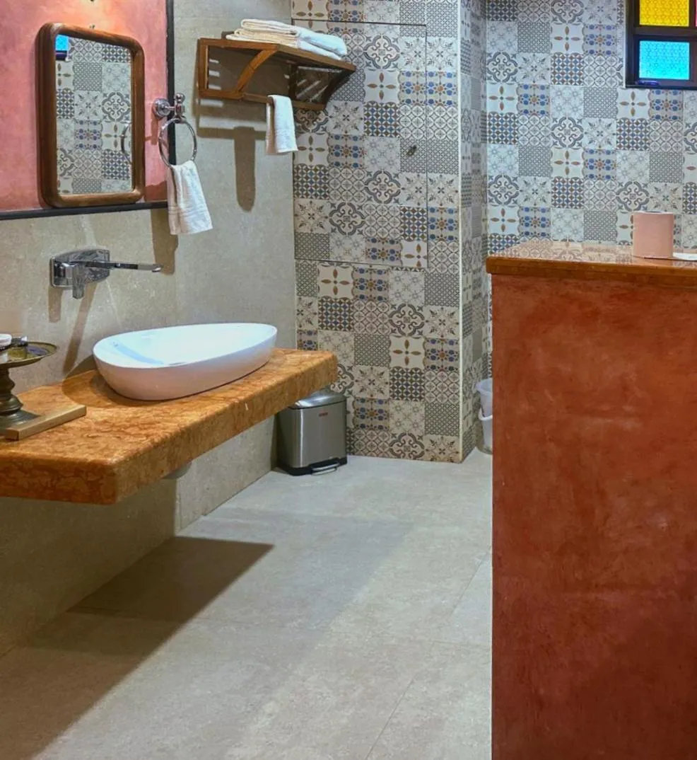 Bathroom in Marari Beach Bungalow Resort Alleppey