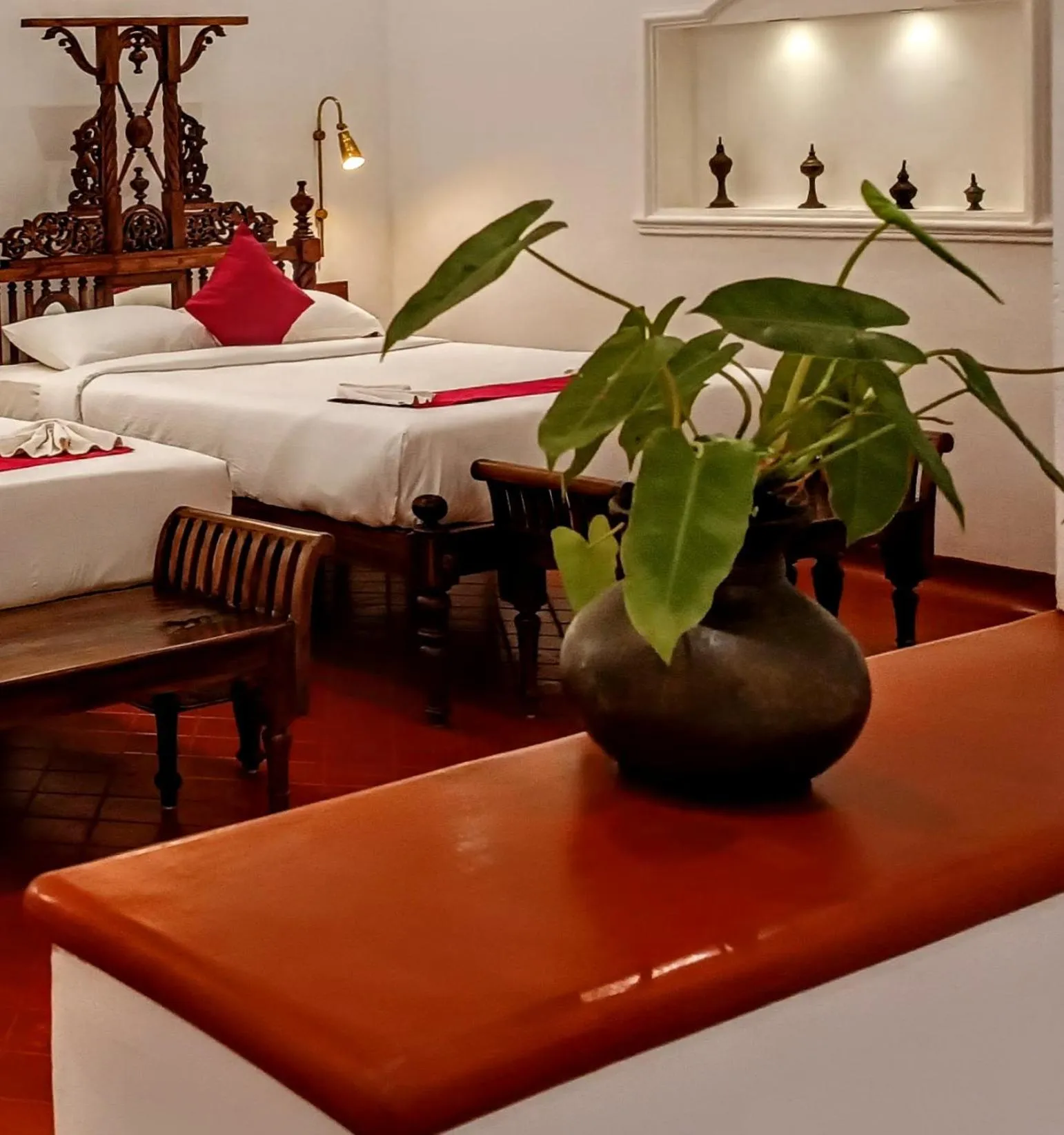 Photo of the whole room in Marari Beach Bungalow Resort Alleppey