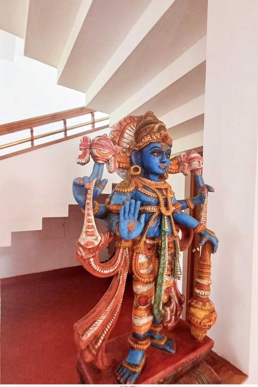 Decorative detail in Marari Beach Bungalow Resort Alleppey