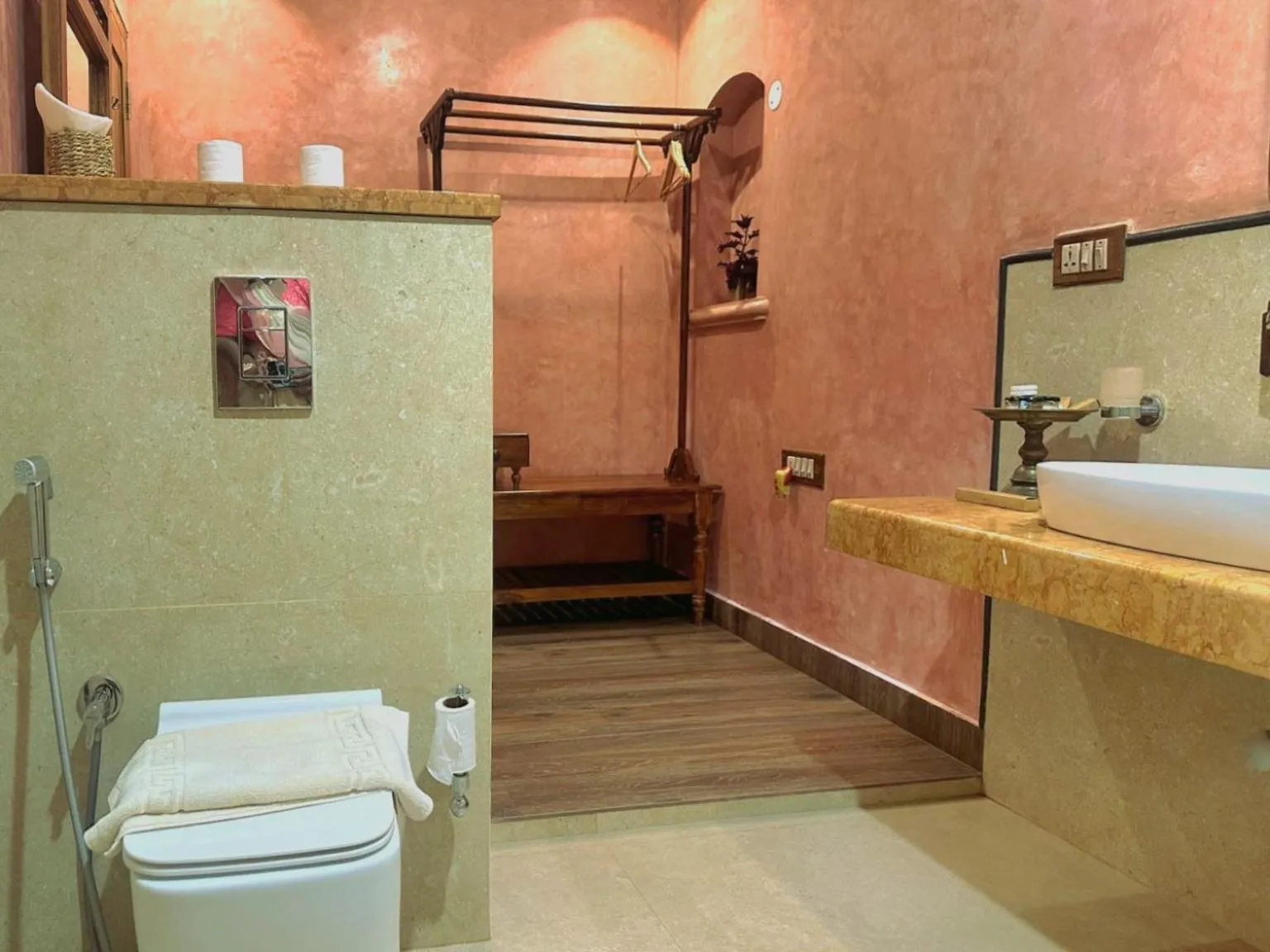 Bathroom in Marari Beach Bungalow Resort Alleppey