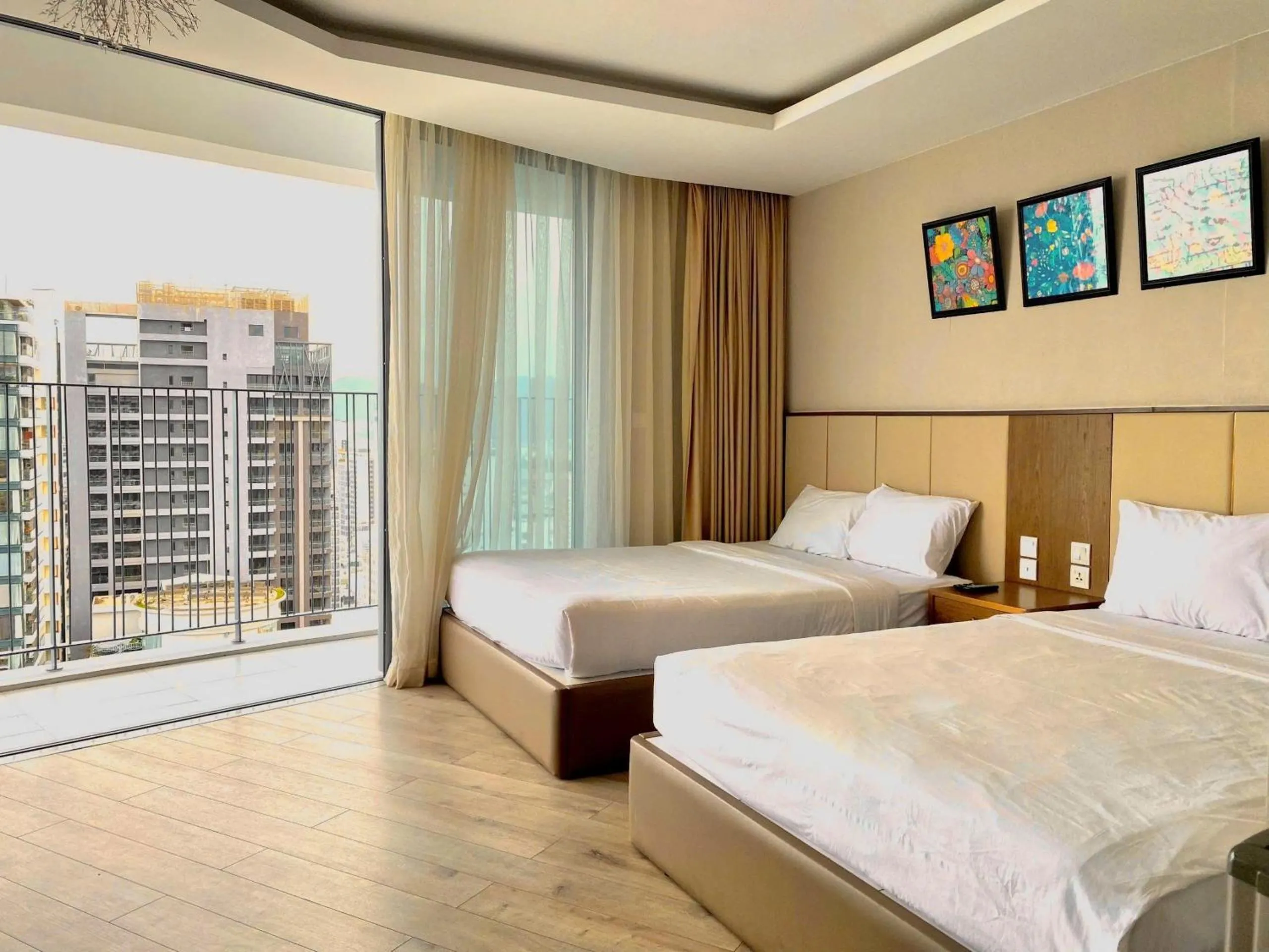 Bed in Luxury Seaview Panorama Nha Trang by Luna
