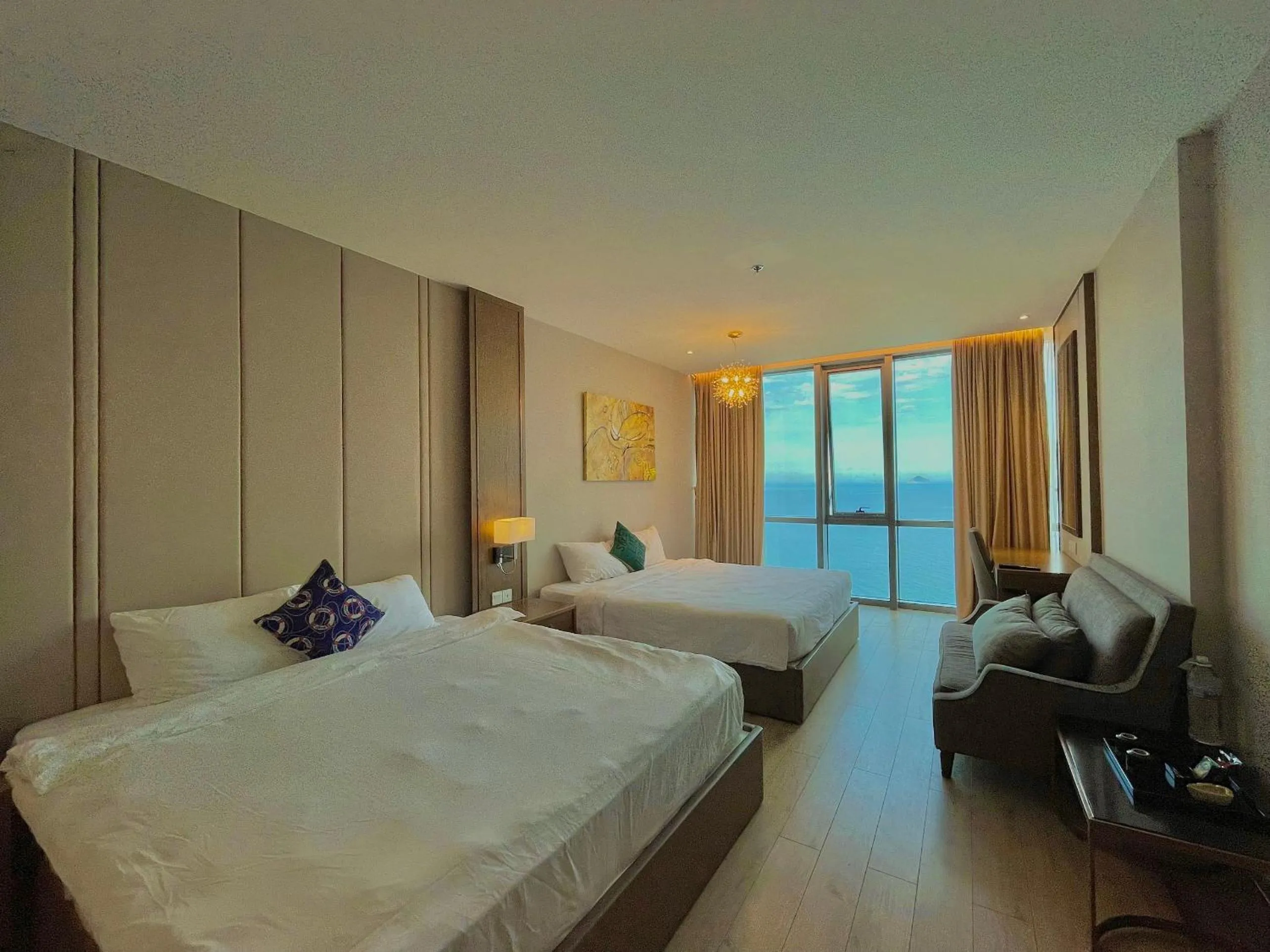 Bed in Luxury Seaview Panorama Nha Trang by Luna
