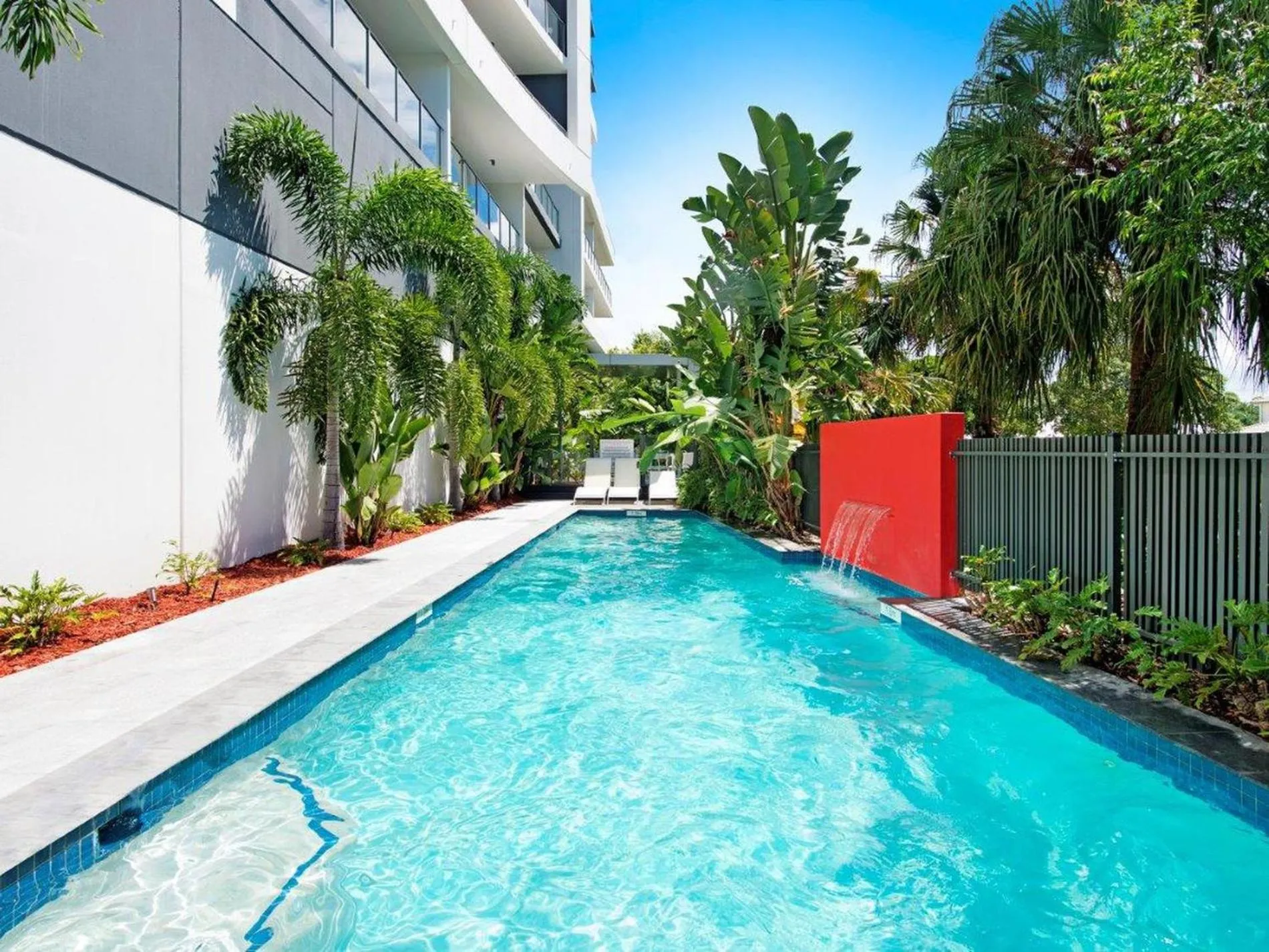 Swimming pool in Harbour Quays Apartments