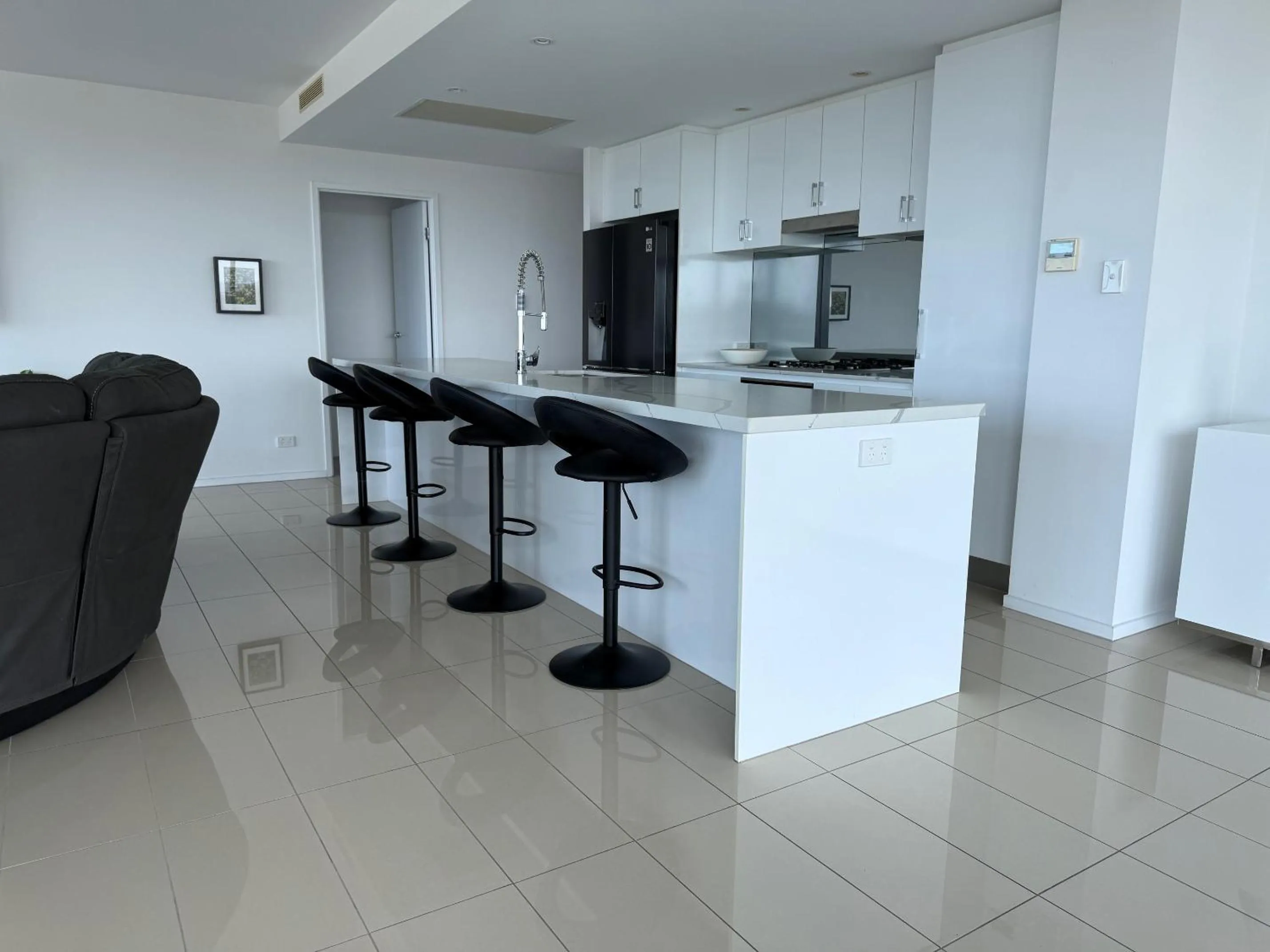 kitchen in Harbour Quays Apartments