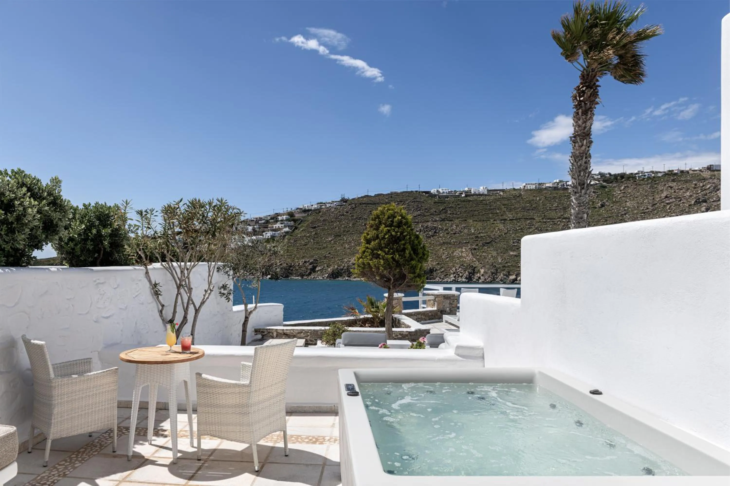 Hot Tub in Nissaki Boutique Hotel