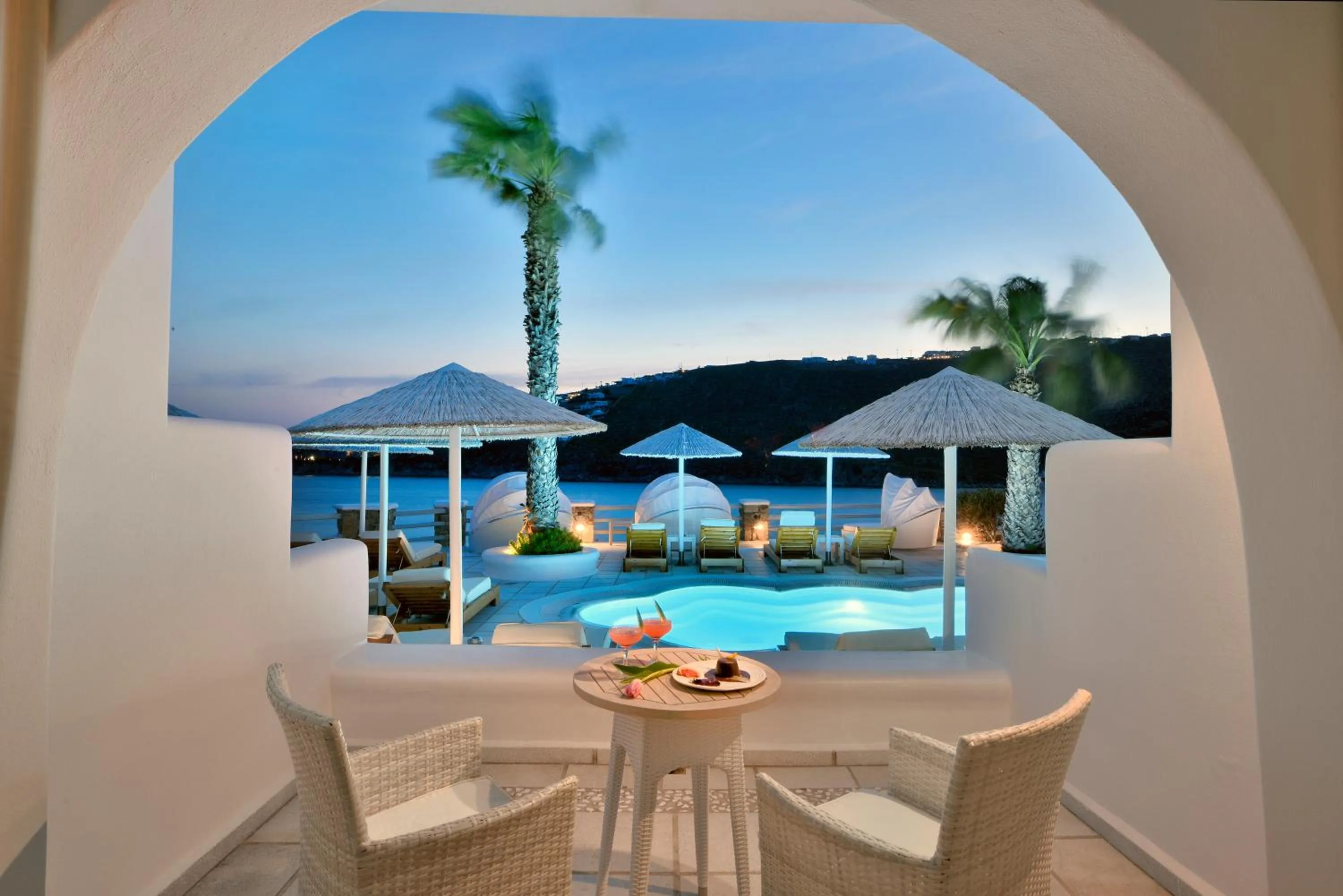 Balcony/Terrace in Nissaki Boutique Hotel