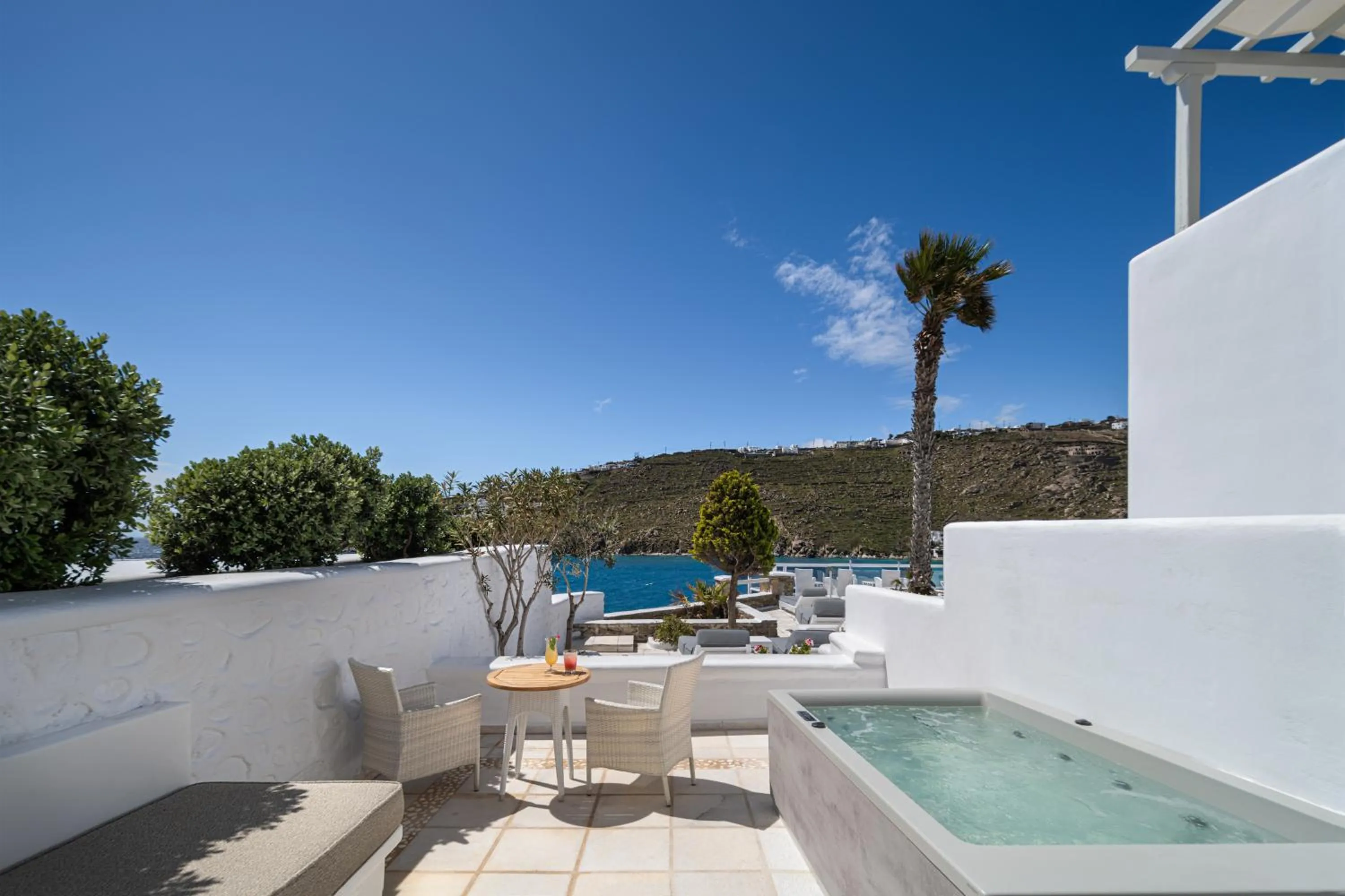 Balcony/Terrace in Nissaki Boutique Hotel