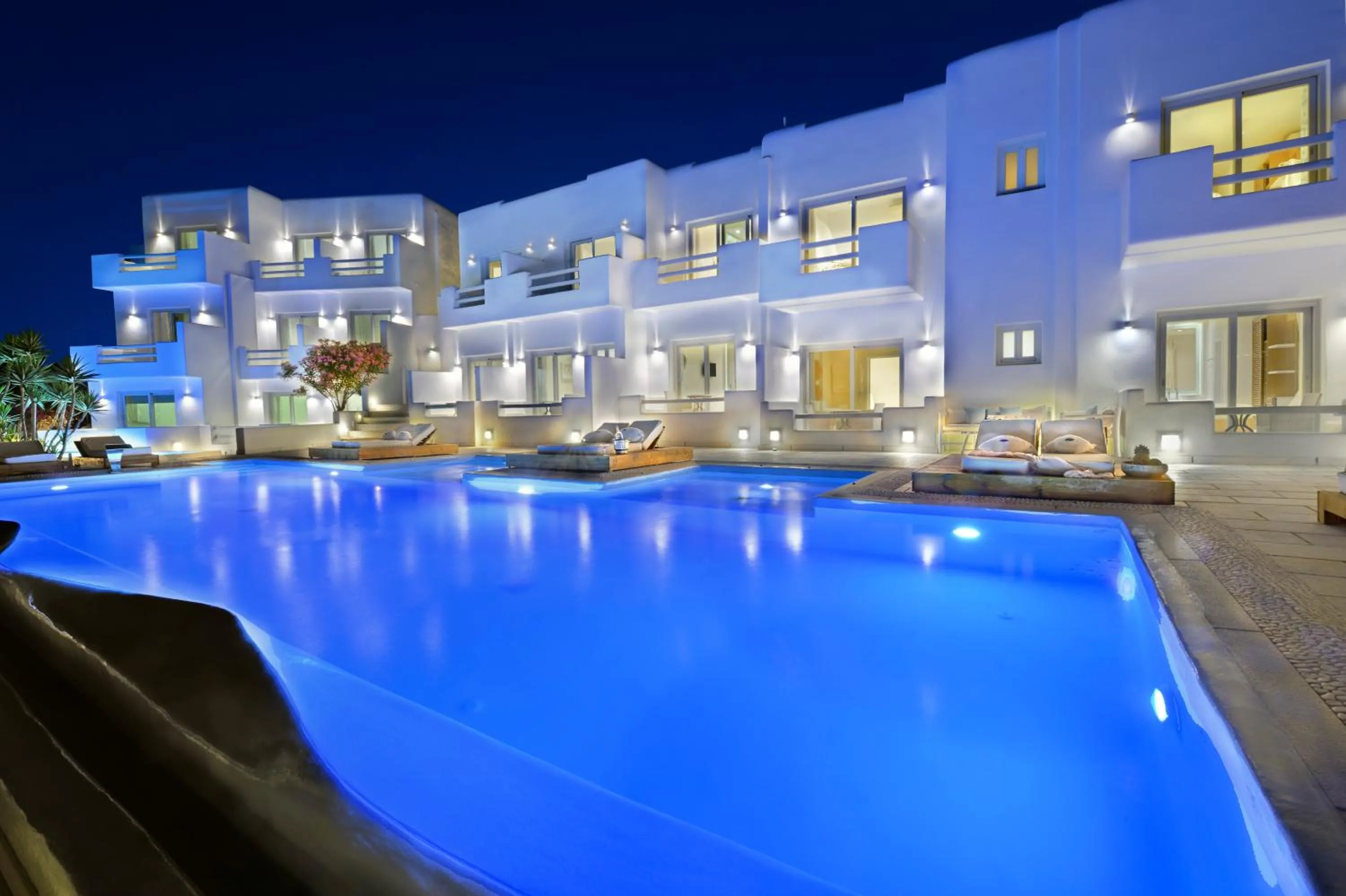 Bird's eye view in Nissaki Boutique Hotel