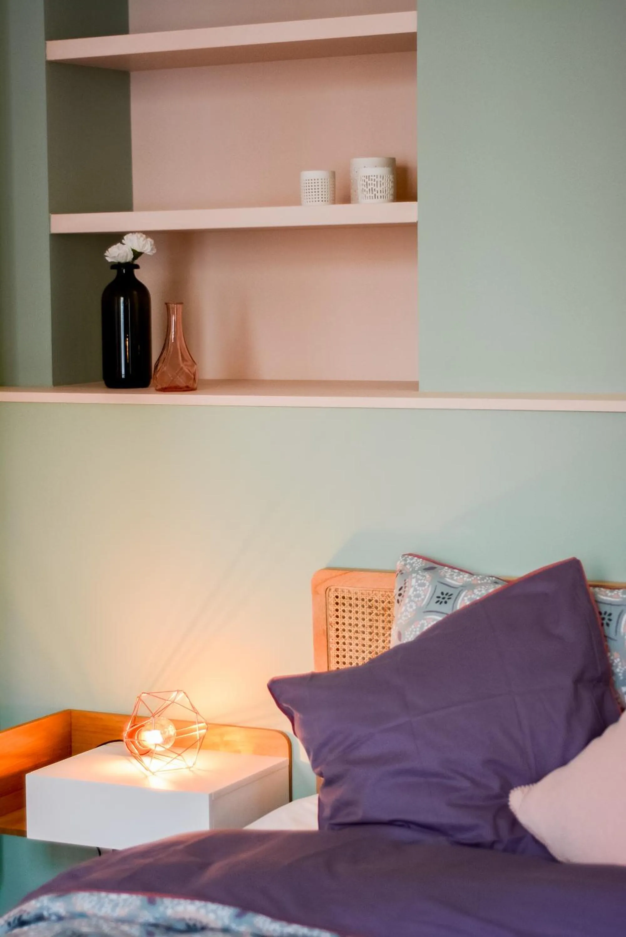 Bedroom, Bed in Le Manon ! Green Haussmannien - Centre Gare - Excelsior - 2 à 4 pers