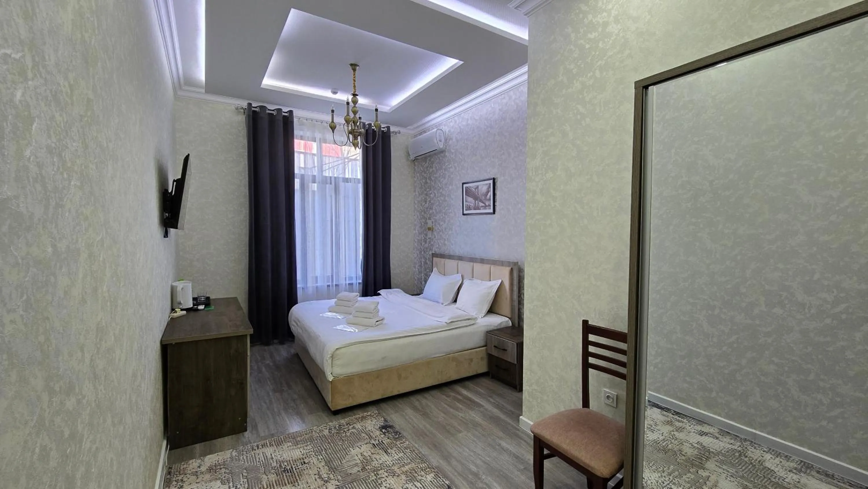 Bed in OLD STATION HOTEL