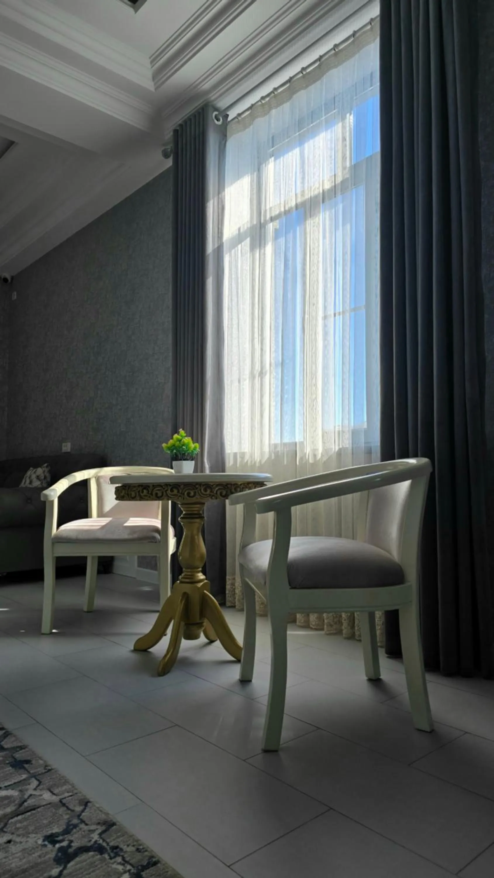 Seating area in OLD STATION HOTEL