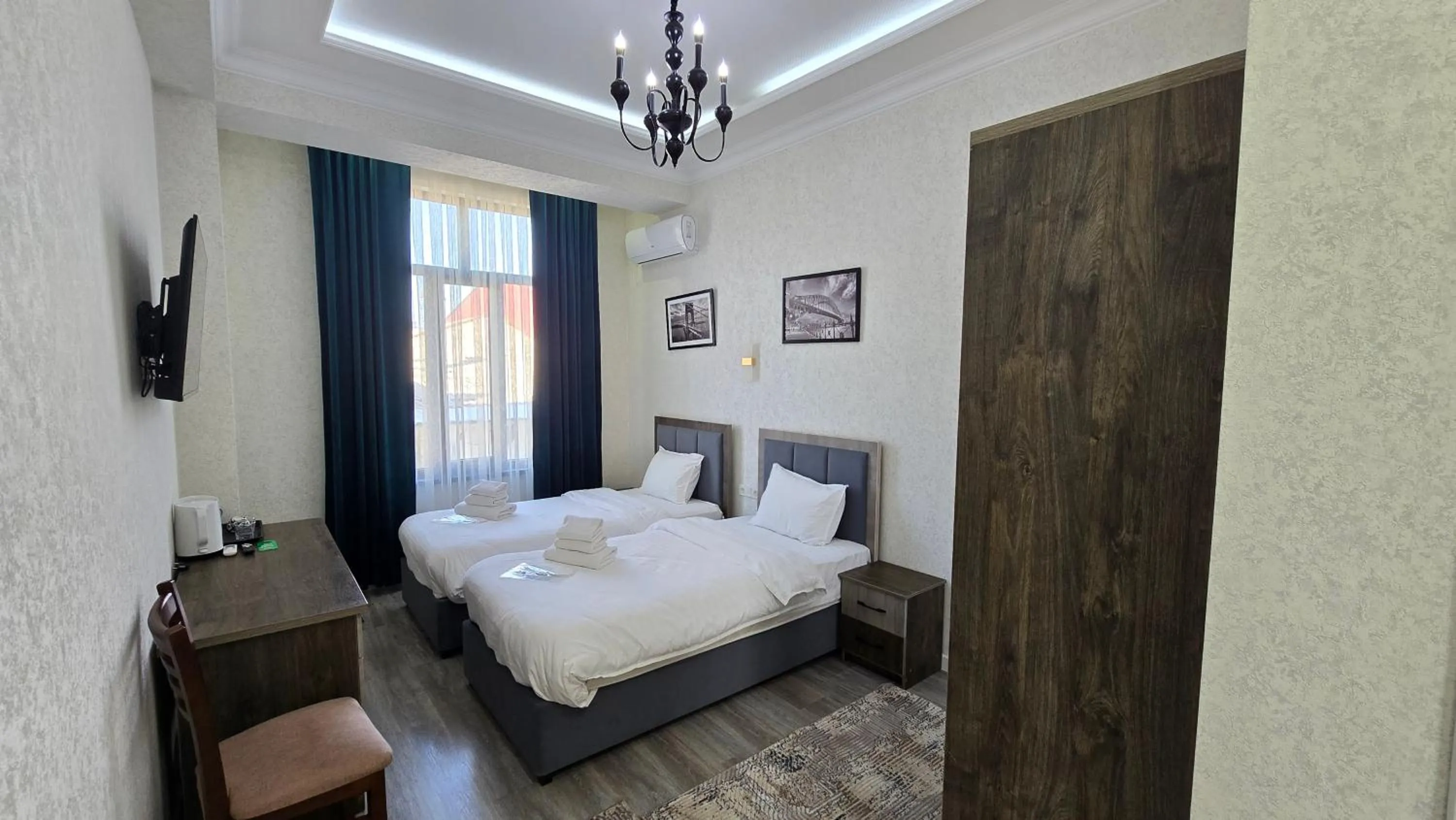 Bed in OLD STATION HOTEL