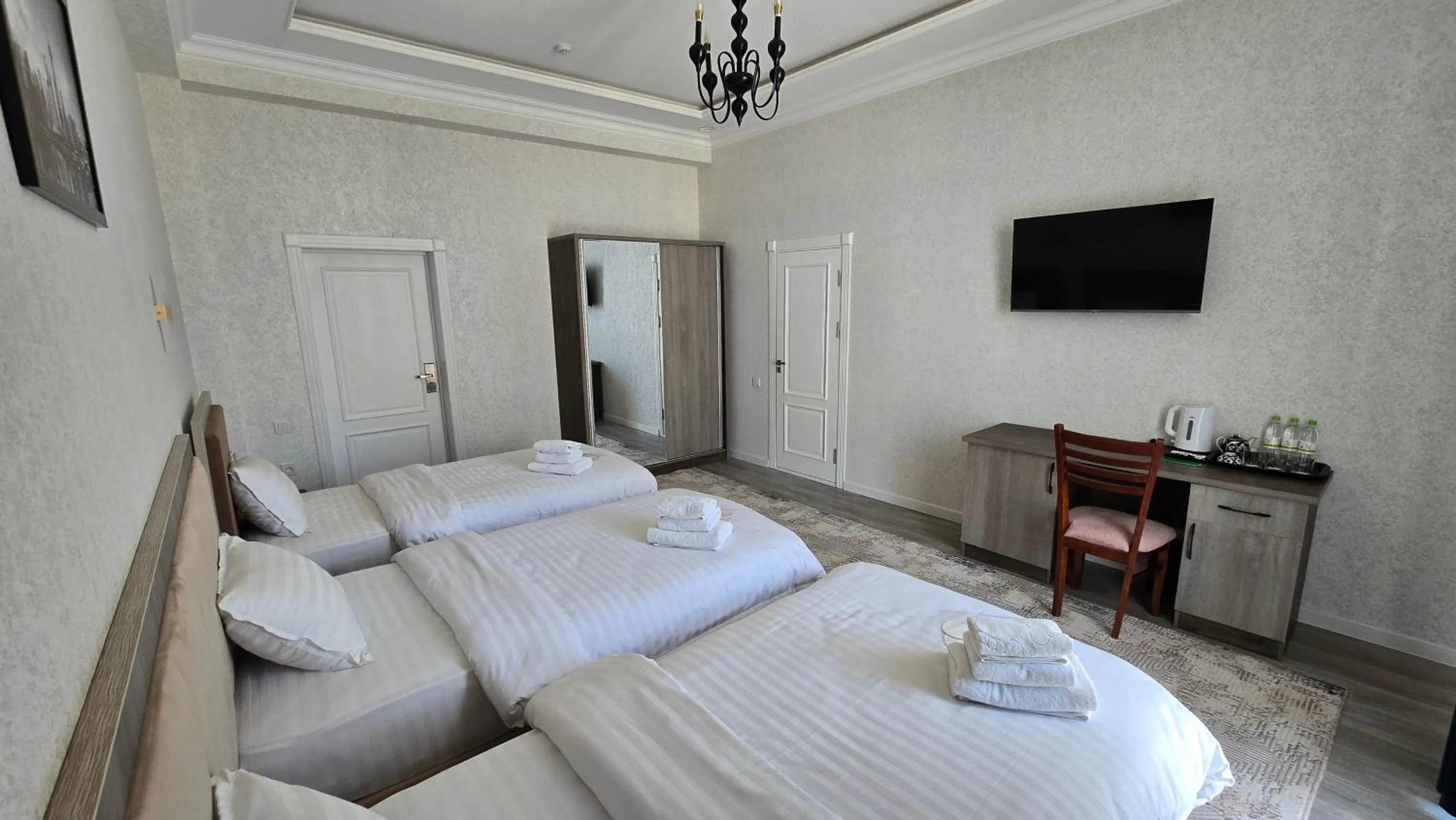 Bed in OLD STATION HOTEL