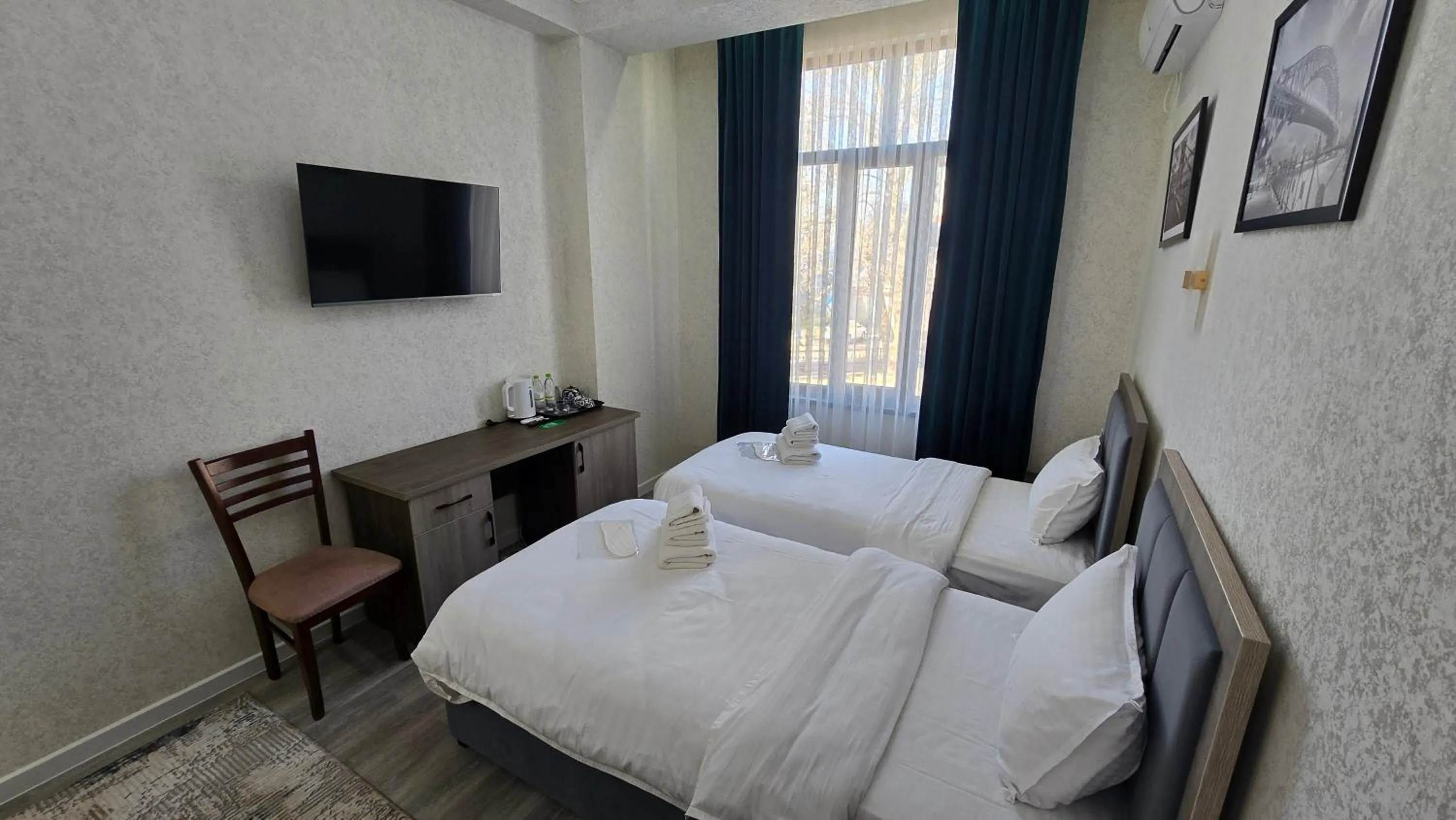 Bed in OLD STATION HOTEL