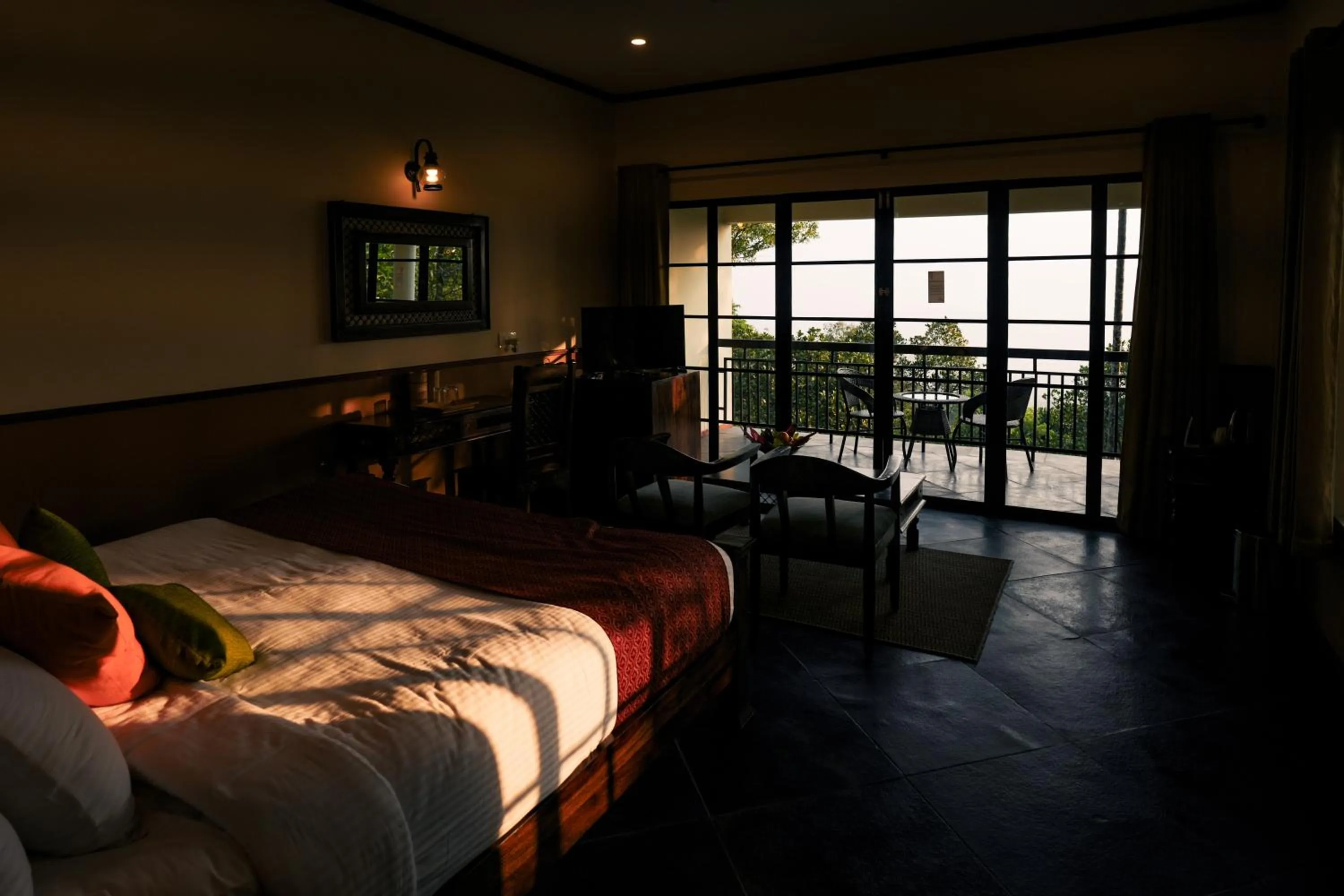 Balcony/Terrace, Bed in The Hive, Wayanad