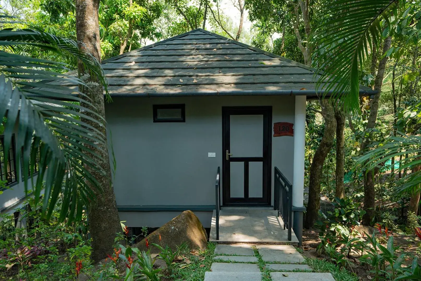 Facade/entrance in The Hive, Wayanad Facade/entrance in The Hive, Wayanad