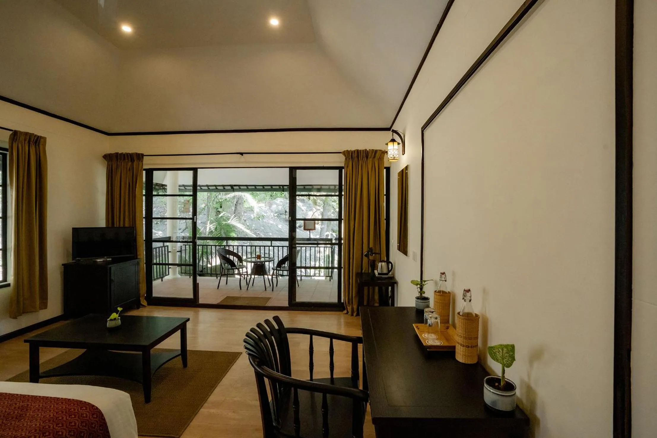 Balcony/Terrace, Bed in The Hive, Wayanad