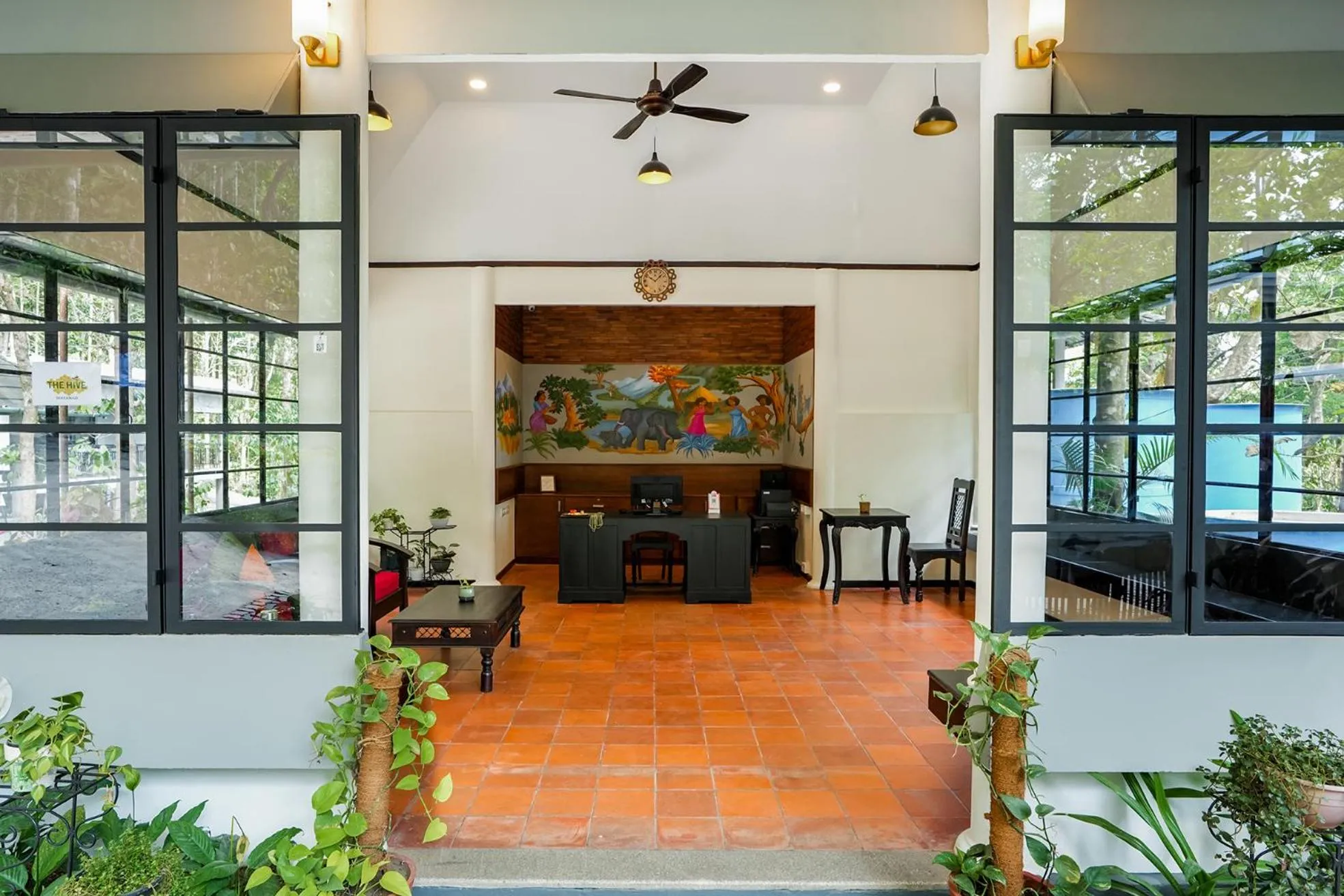Lobby or reception in The Hive, Wayanad