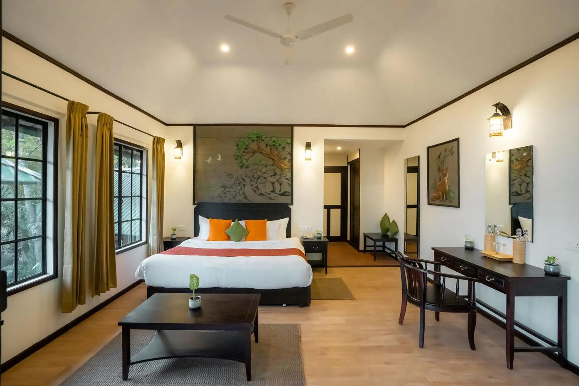 Photo of the whole room, Bed in The Hive, Wayanad