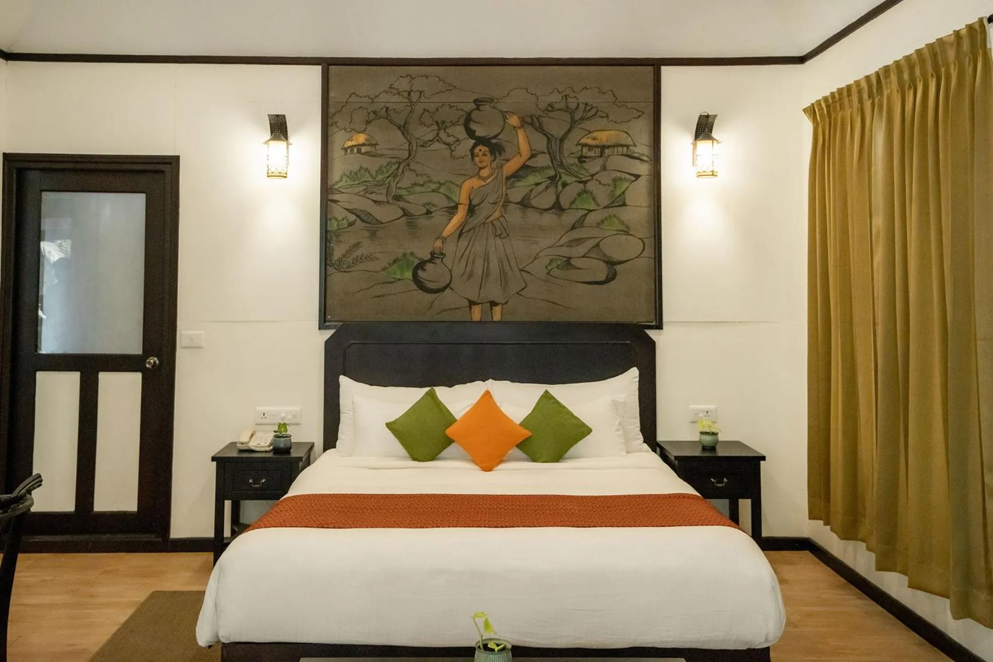 Bed in The Hive, Wayanad