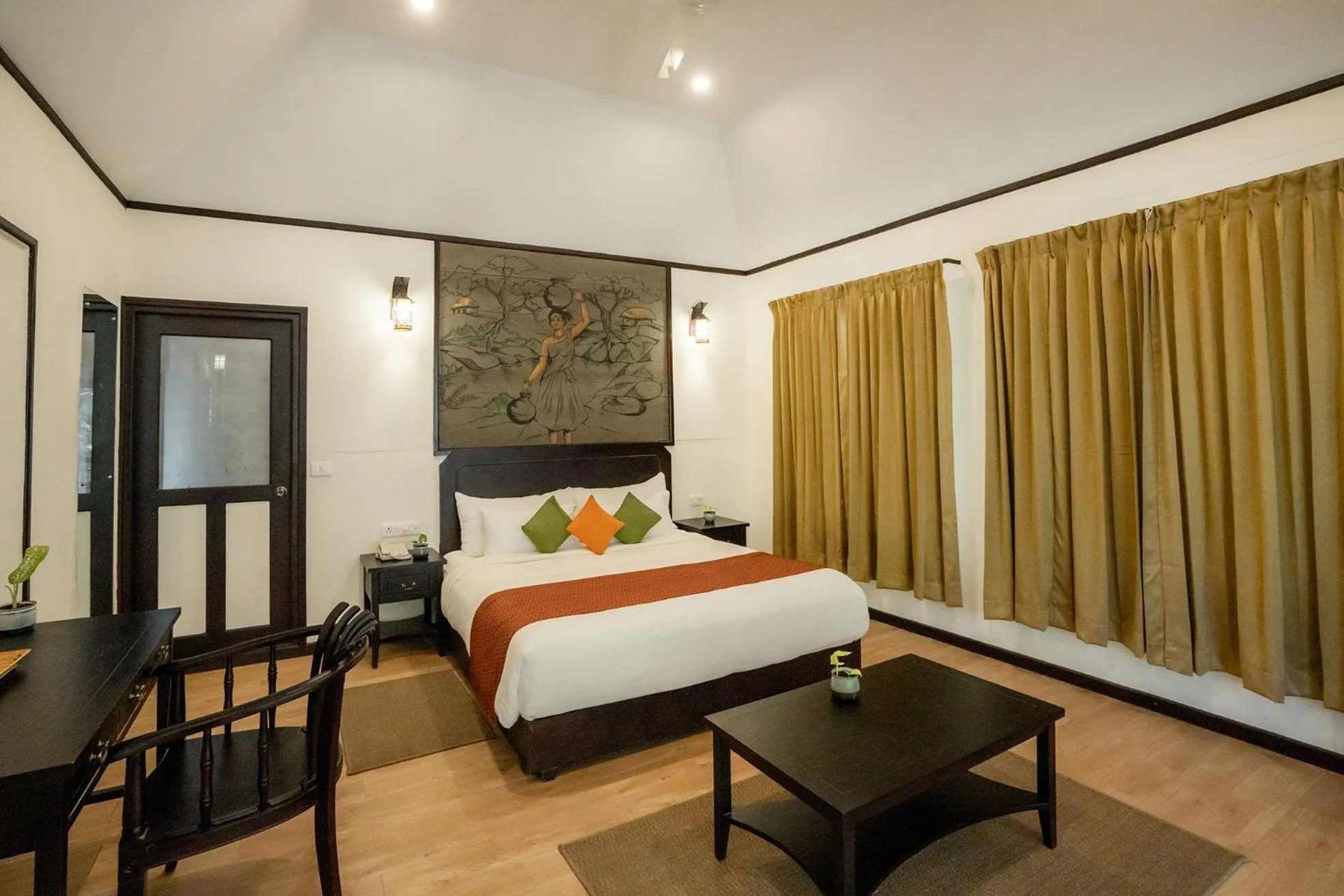 Bed in The Hive, Wayanad