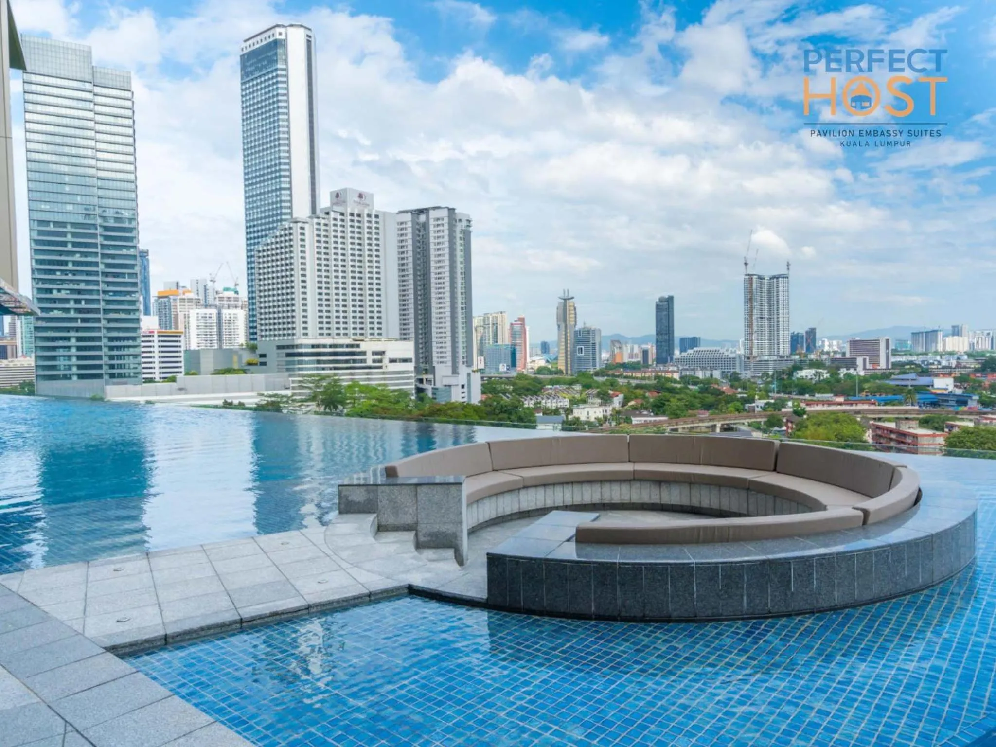Seating area in Pavilion Embassy Suites KL by Perfect Host