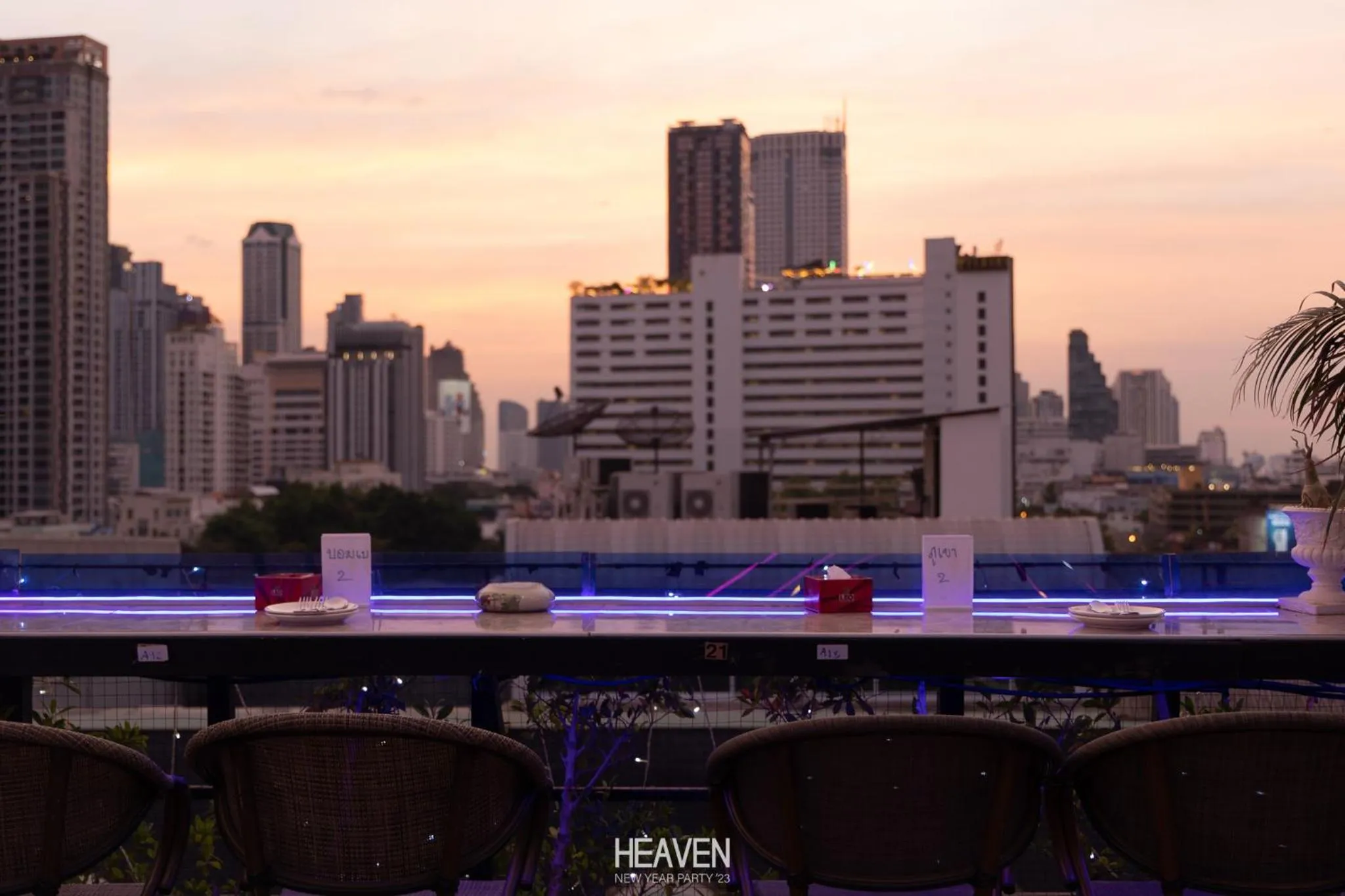 Restaurant/places to eat in Heaven Boutique Hotel