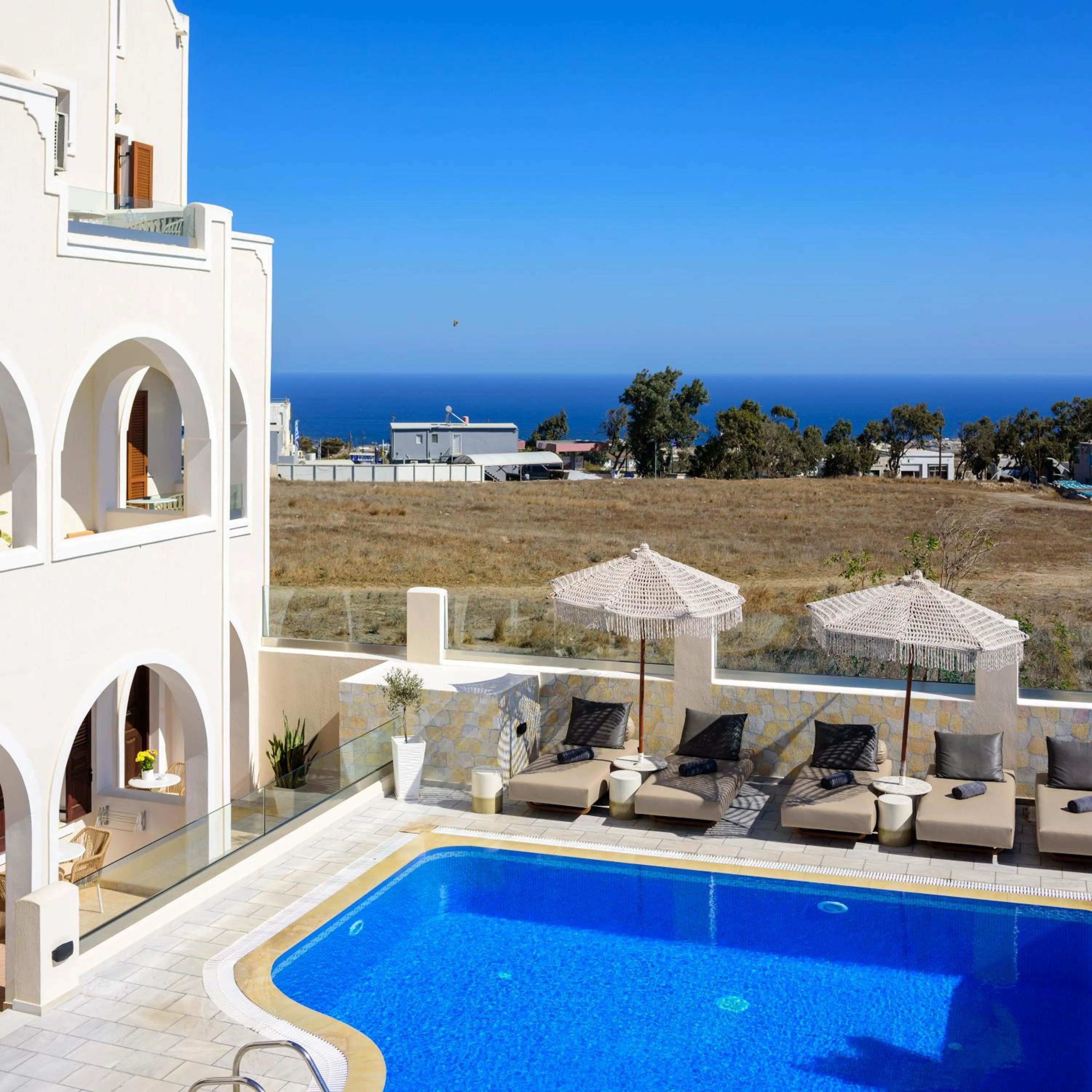 Swimming pool in Astir Thira Hotel