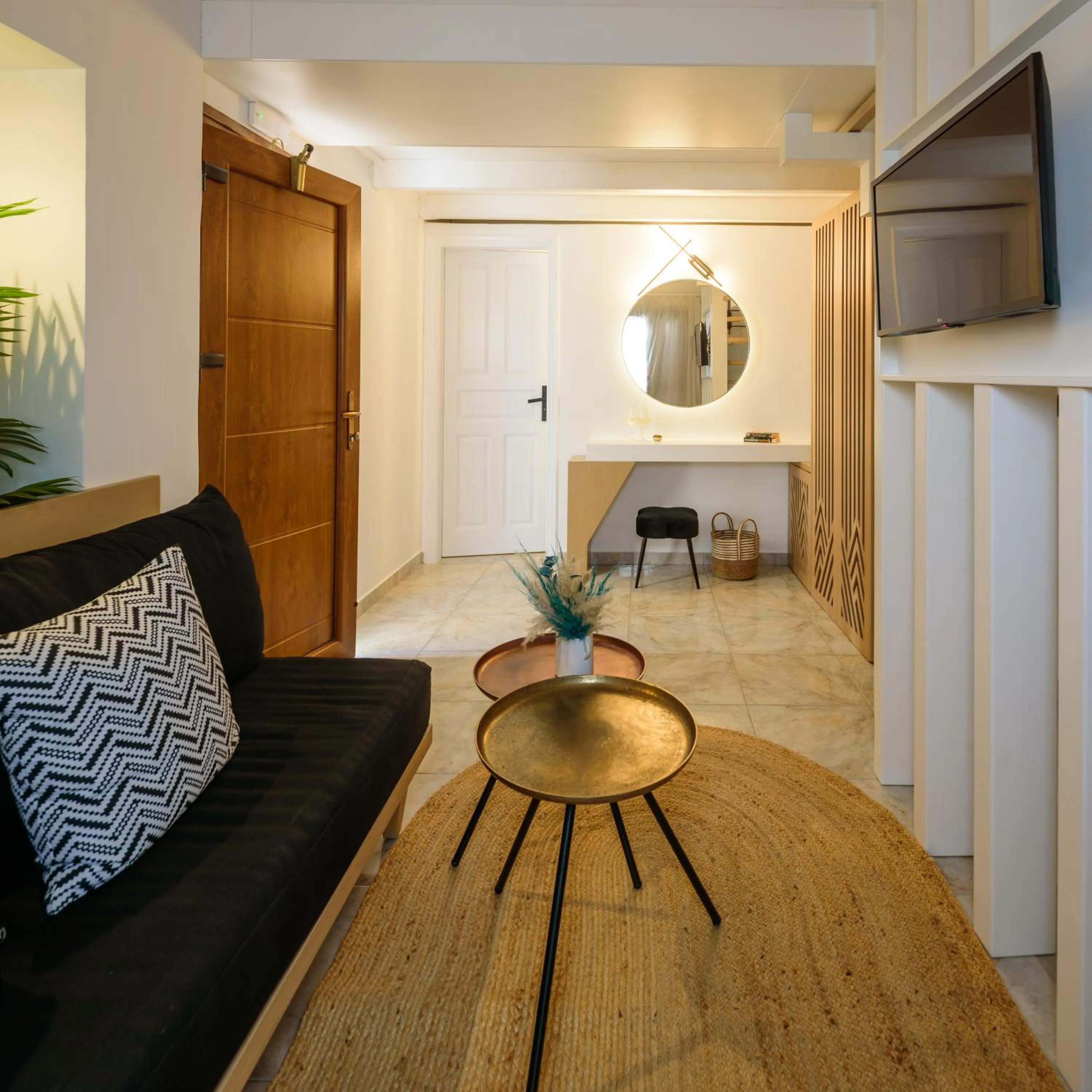 Living room in Astir Thira Hotel