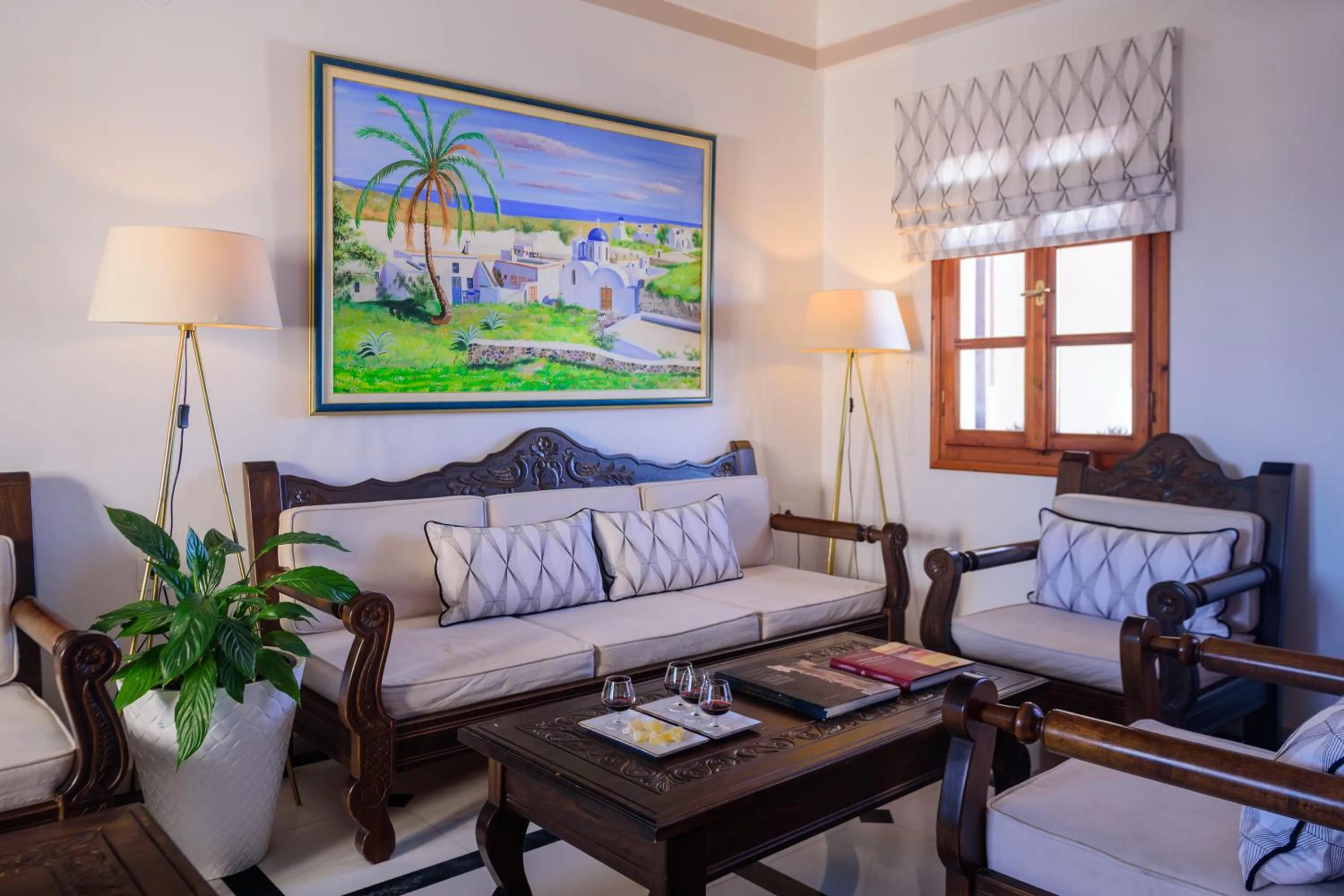 Lobby or reception in Astir Thira Hotel