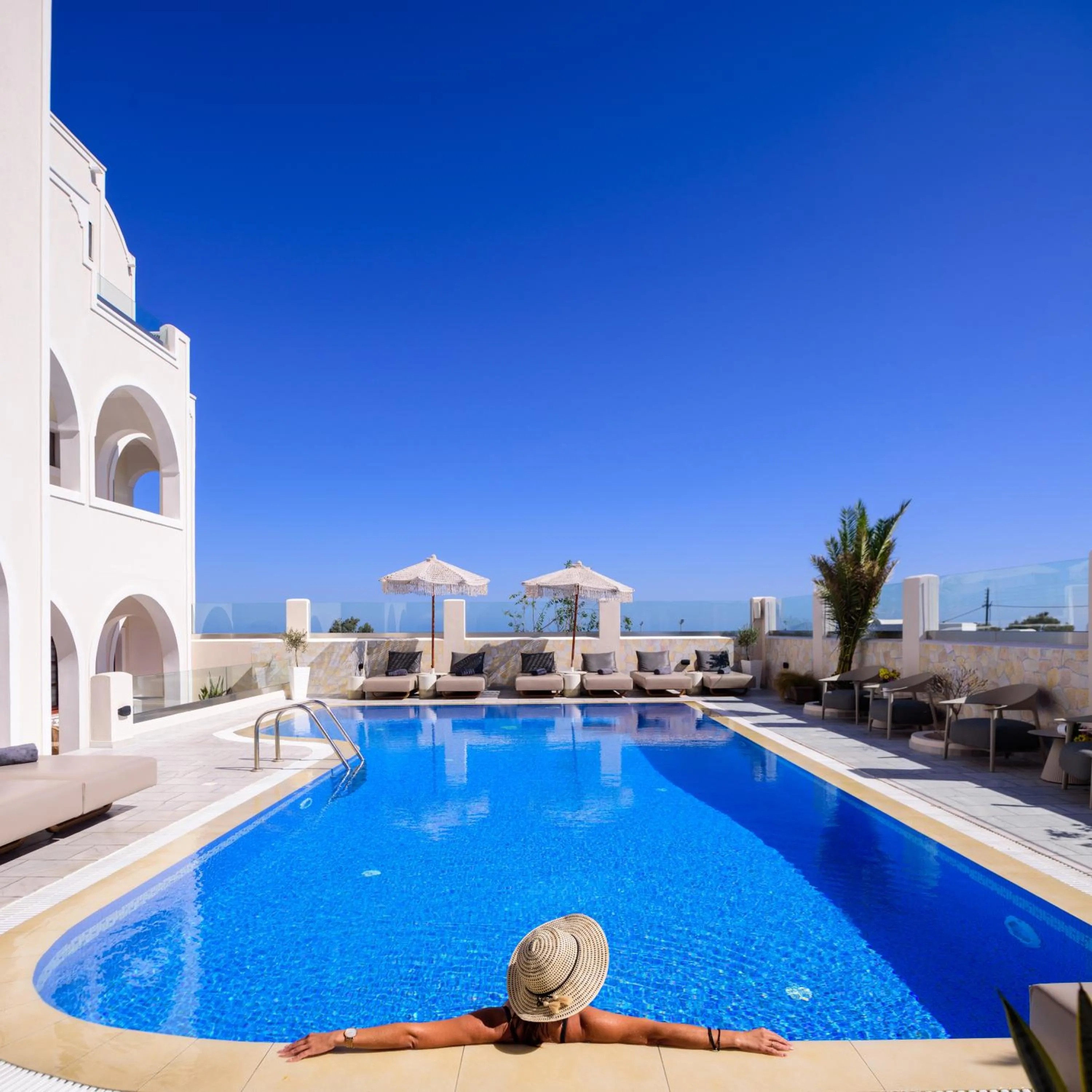 Swimming pool in Astir Thira Hotel