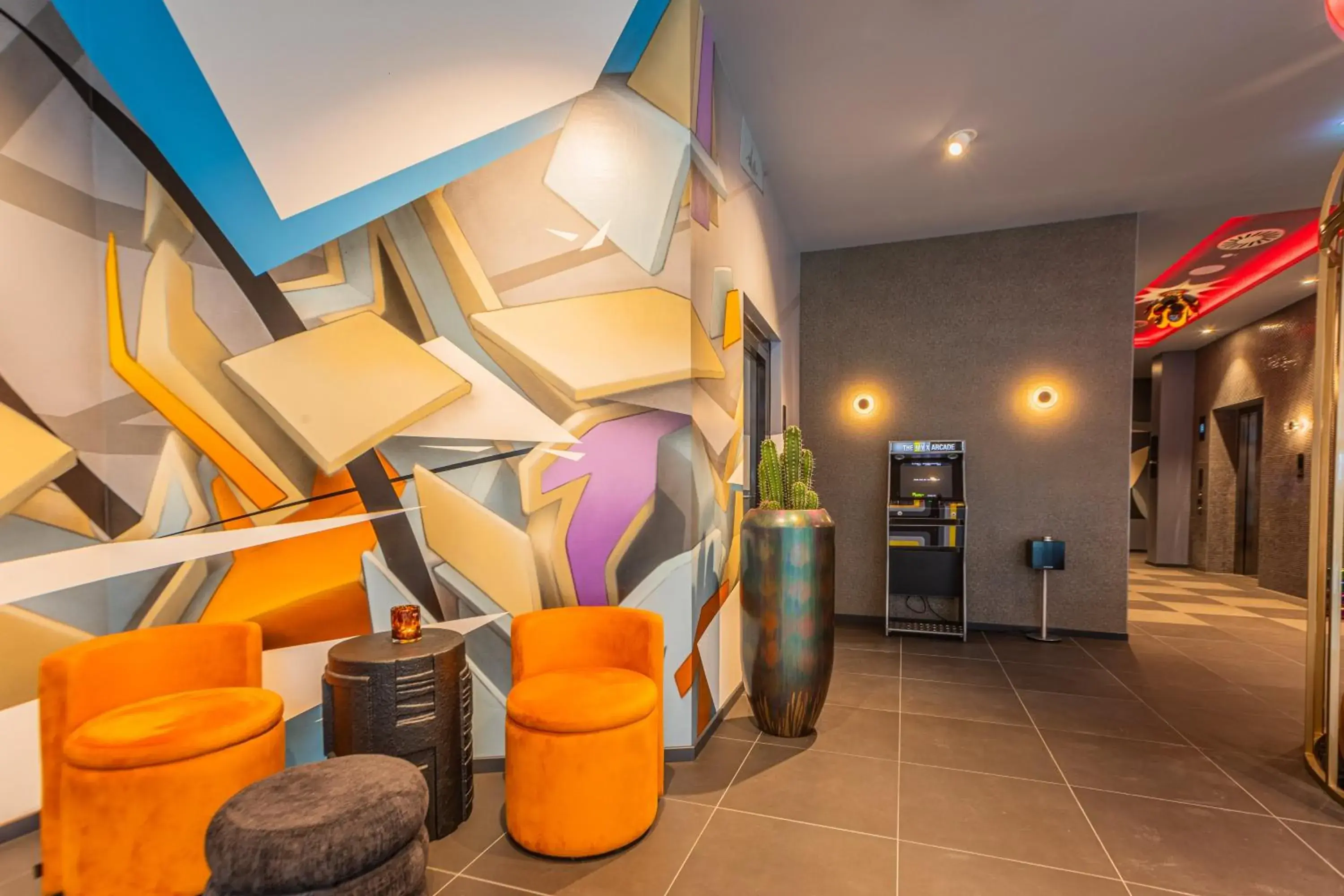 Lobby or reception in NYX Hotel Hamburg by Leonardo Hotels Lobby or reception in NYX Hotel Hamburg by Leonardo Hotels