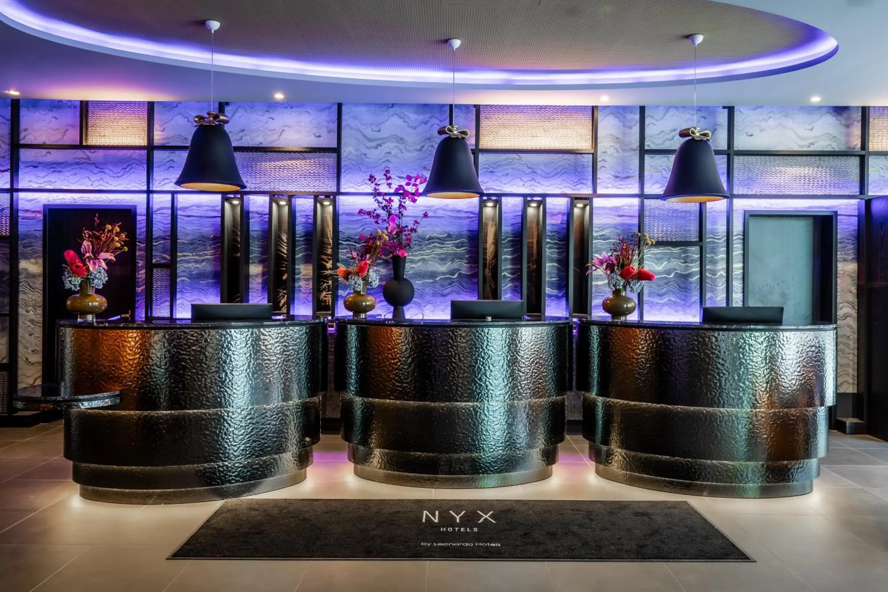 Lobby or reception in NYX Hotel Hamburg by Leonardo Hotels Lobby or reception in NYX Hotel Hamburg by Leonardo Hotels