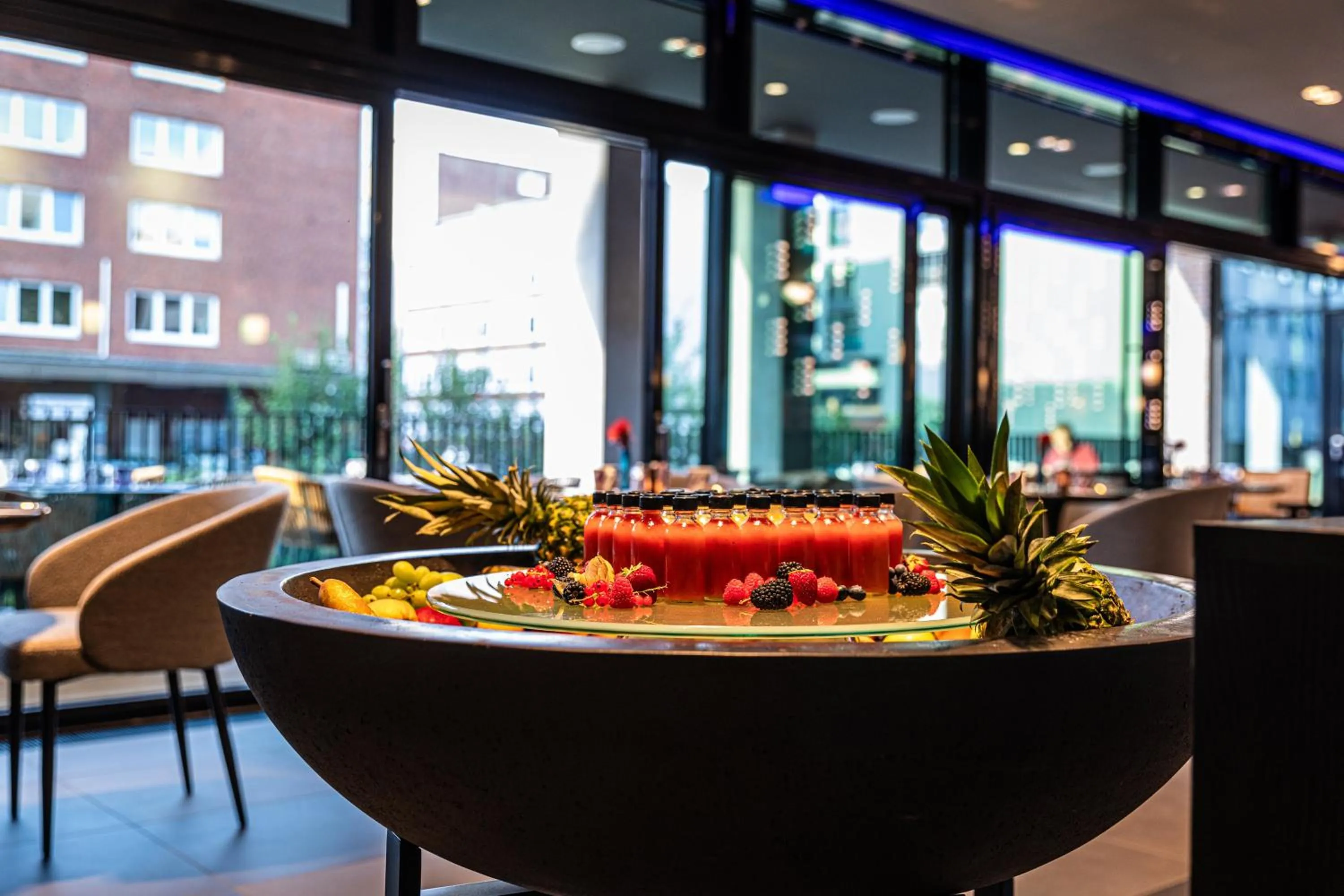 Buffet breakfast in NYX Hotel Hamburg by Leonardo Hotels