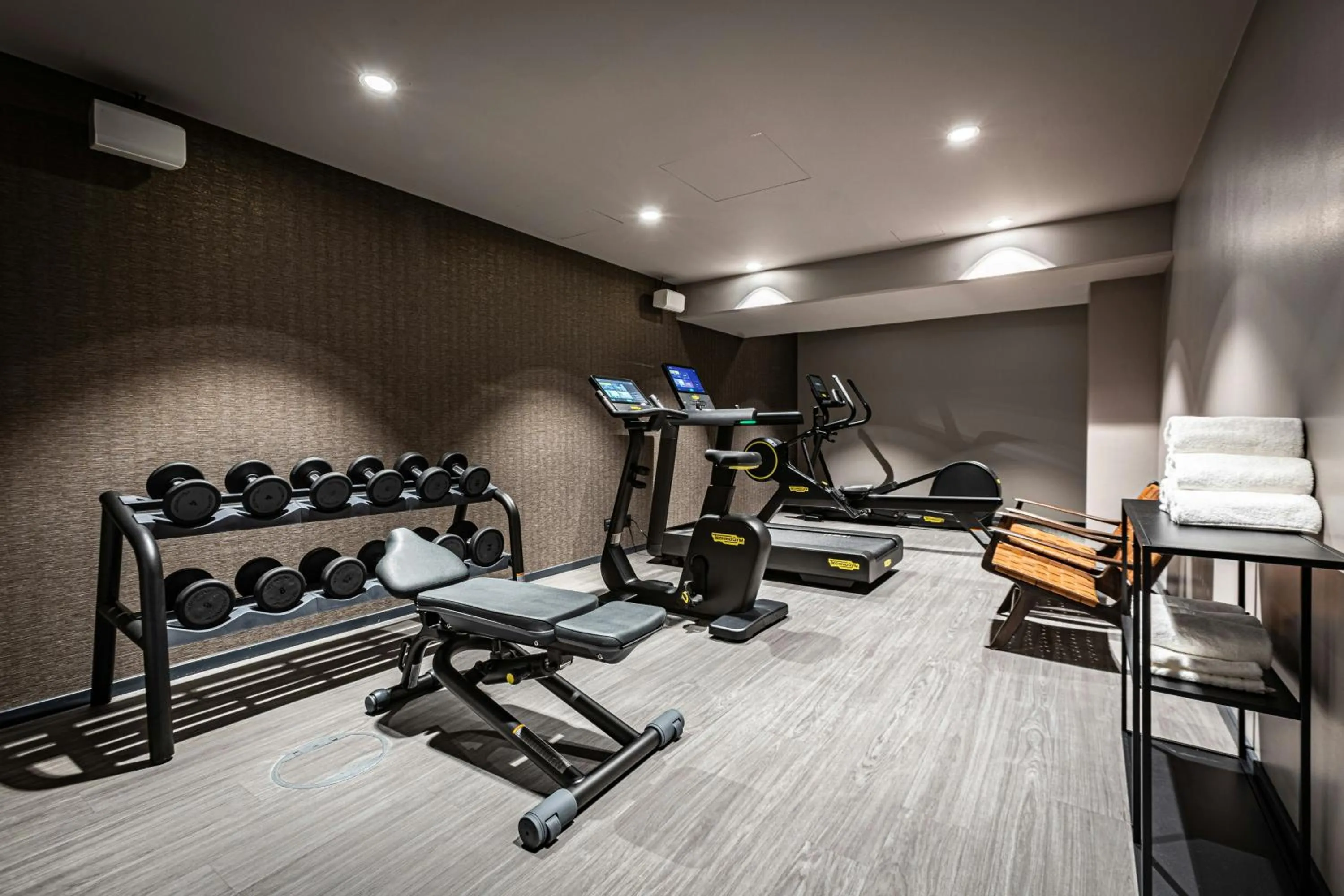 Fitness centre/facilities in NYX Hotel Hamburg by Leonardo Hotels
