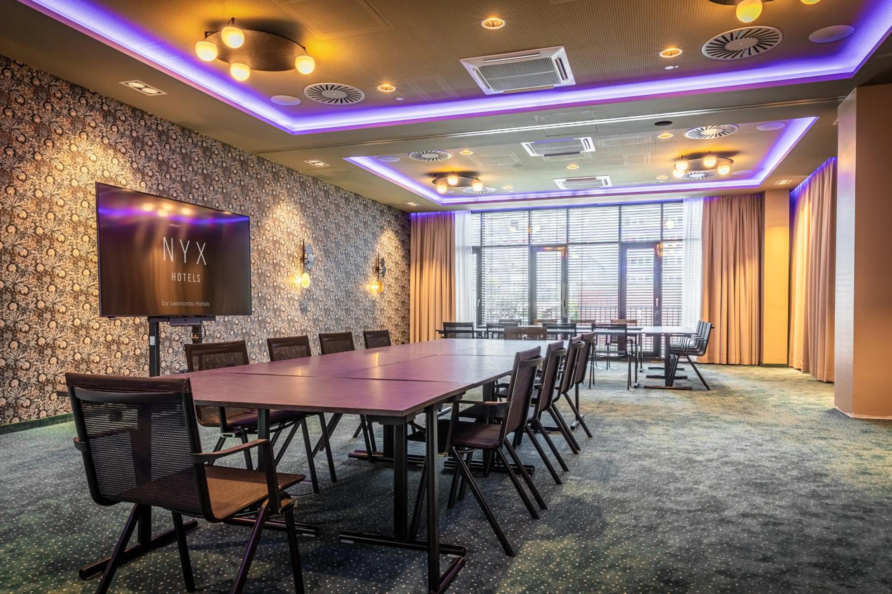 Meeting/conference room in NYX Hotel Hamburg by Leonardo Hotels