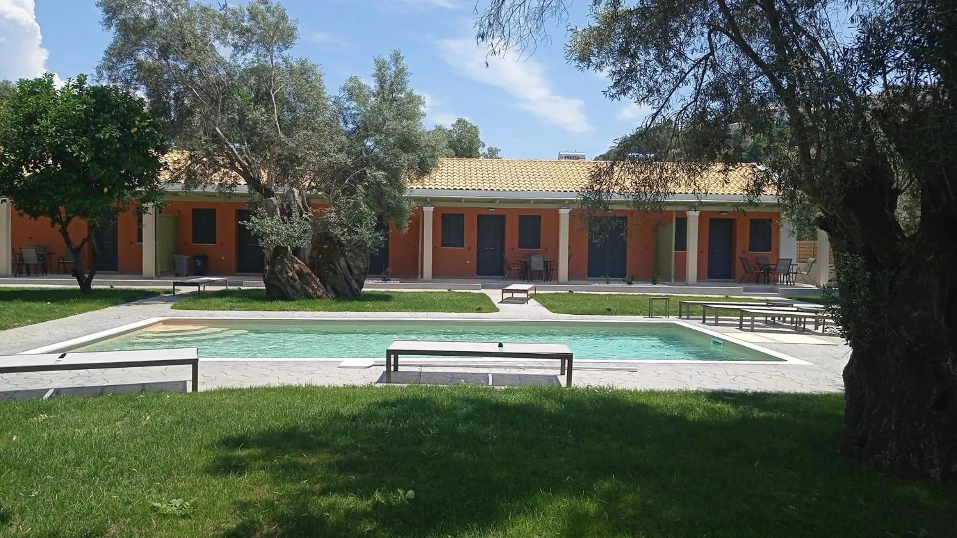 Pool view in Seadrop Suites