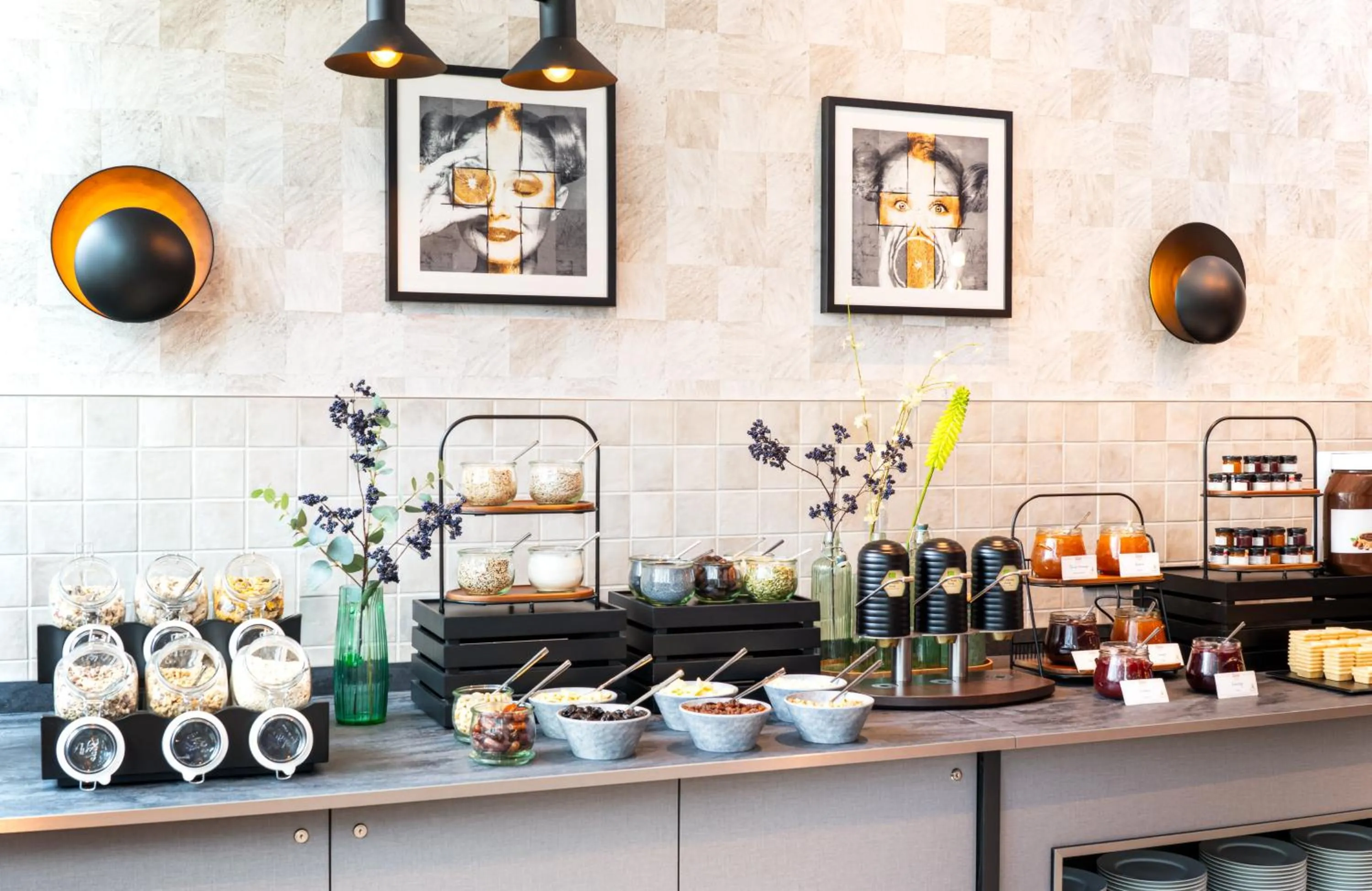 Buffet breakfast in Leonardo Royal Hotel Cologne Bonn Airport