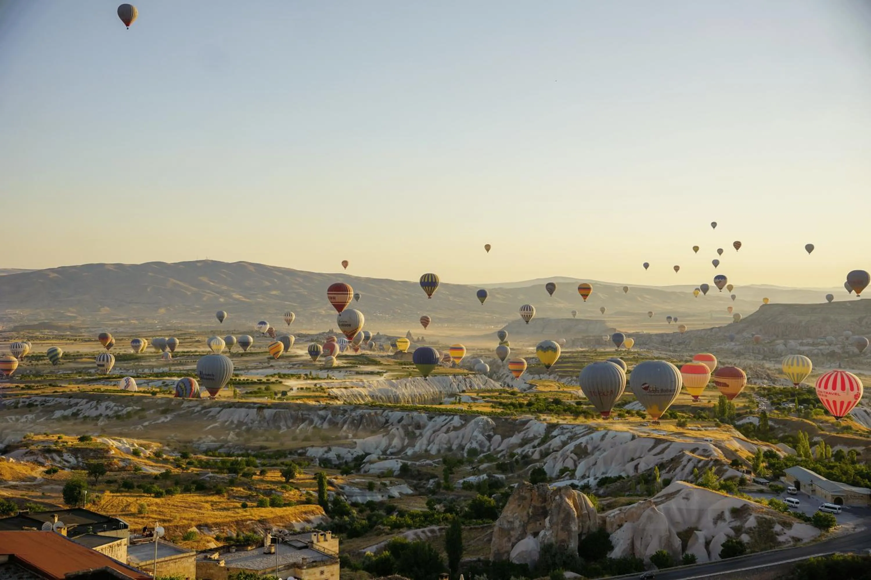 Natural landscape in Ages in Cappadocia