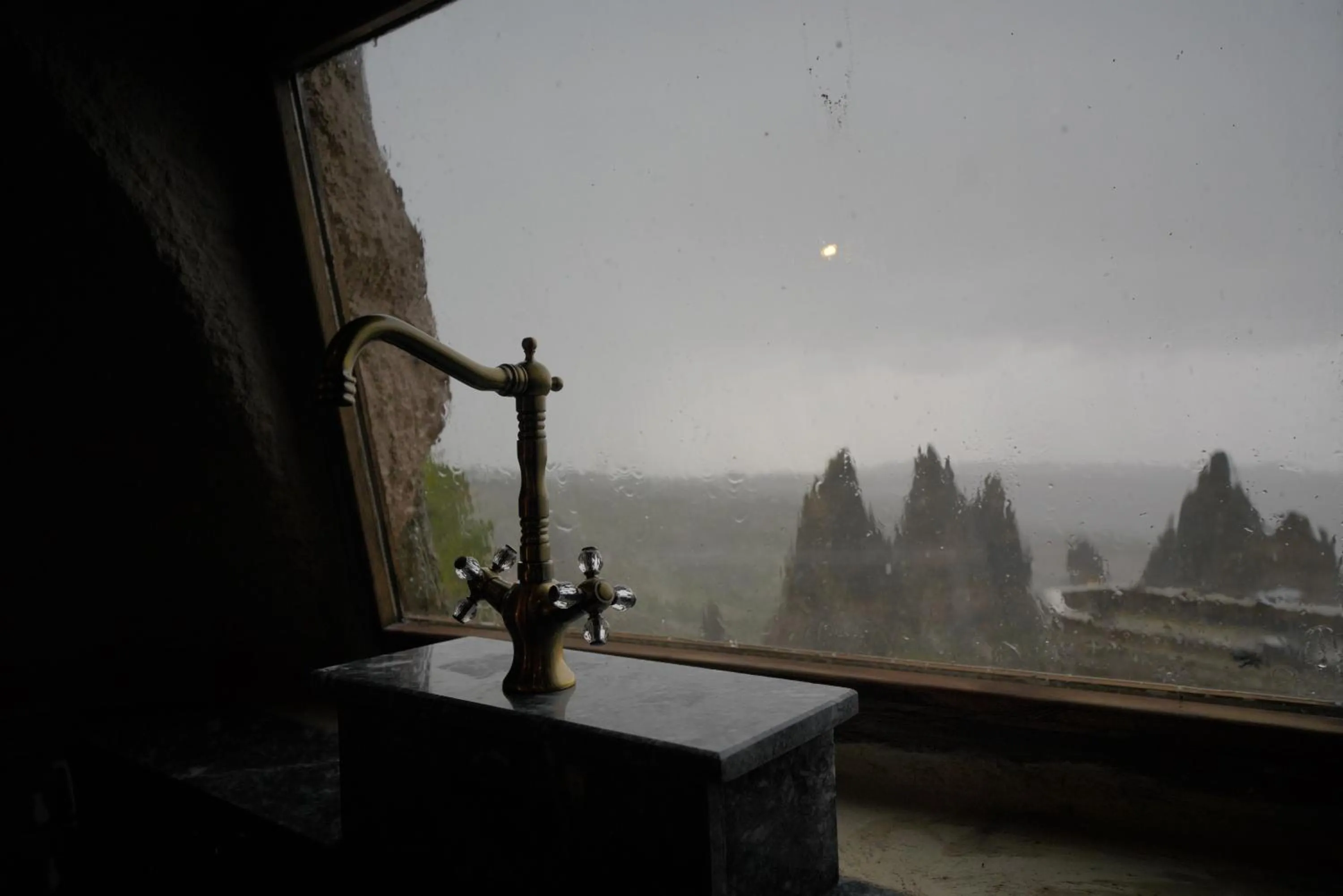 Natural landscape in Ages in Cappadocia