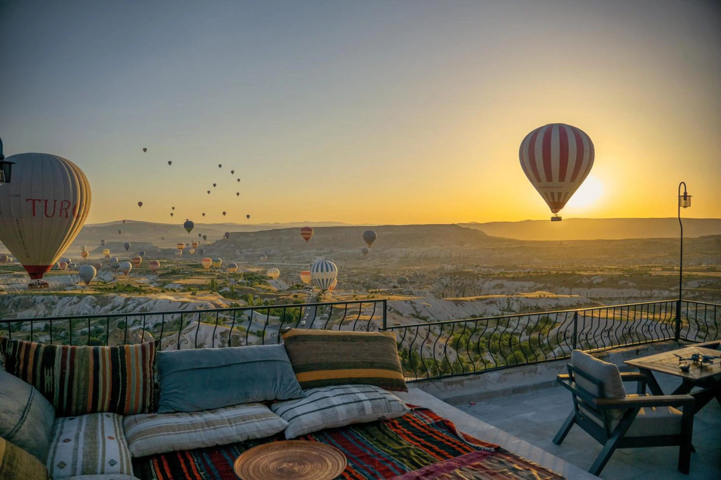 Natural landscape in Ages in Cappadocia