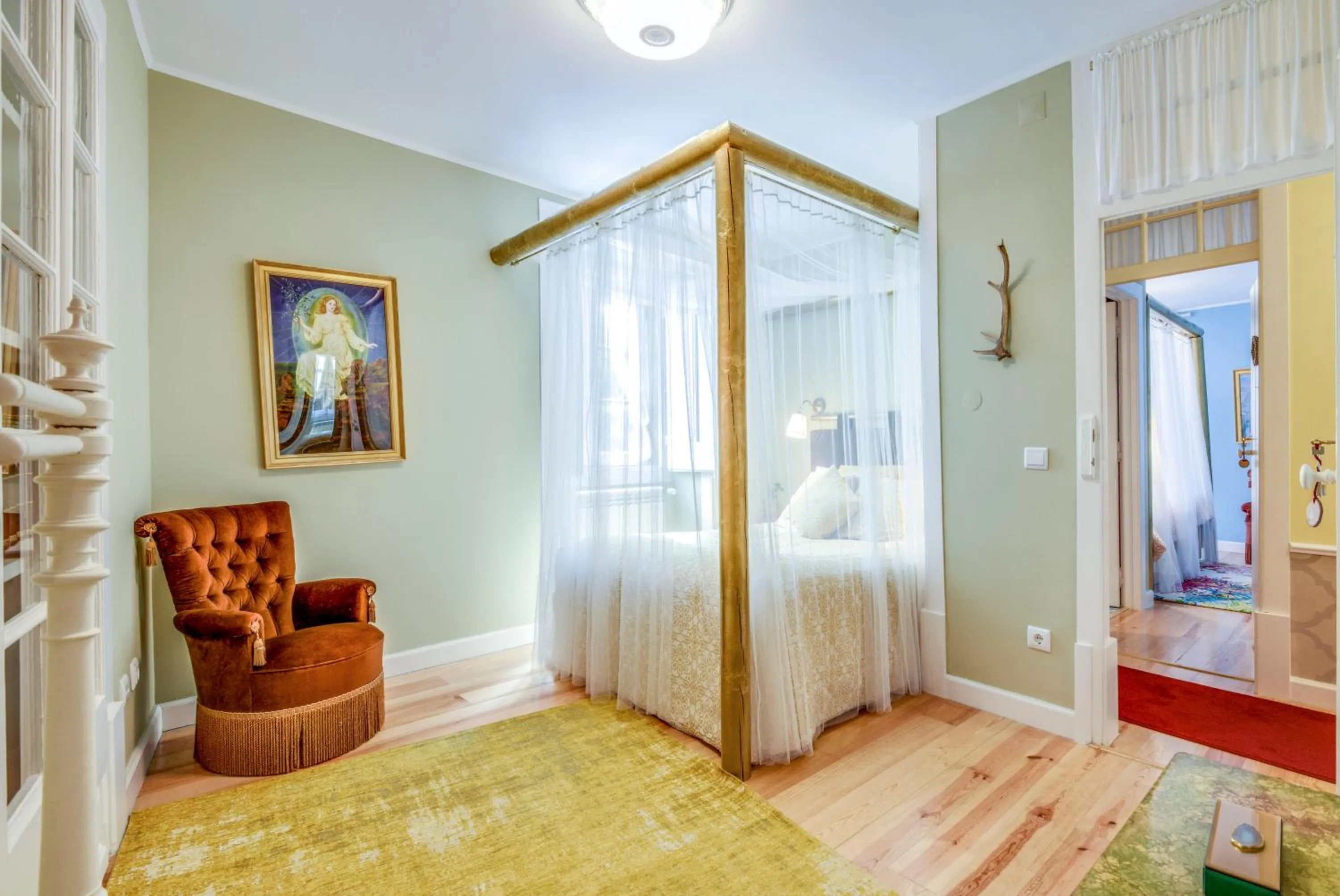 Bed in LUXa Charm House by LovelyStay