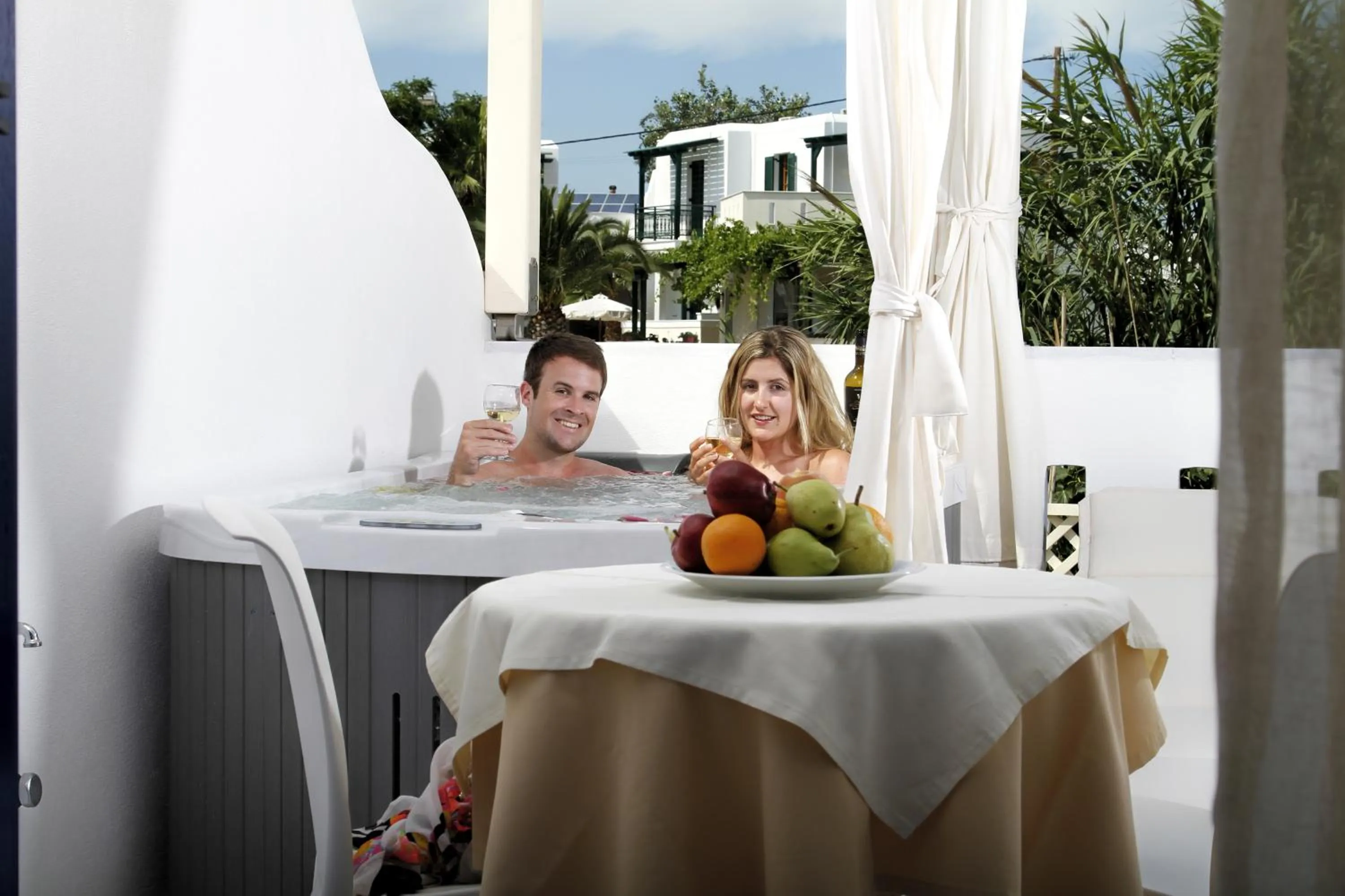 Balcony/Terrace in Katerina Hotel