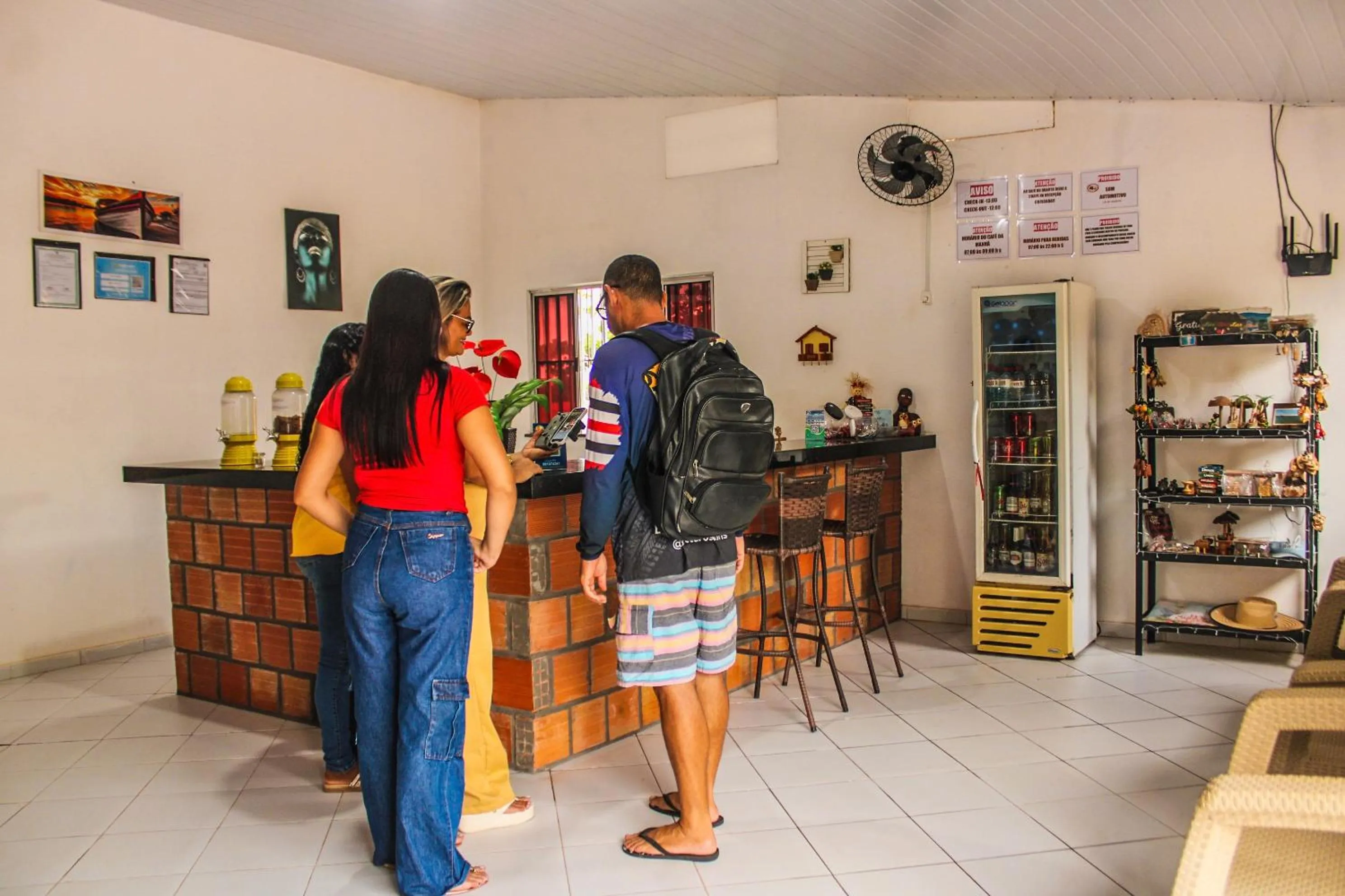 Lobby or reception in POUSADA ESTRELA DA MANHÃ