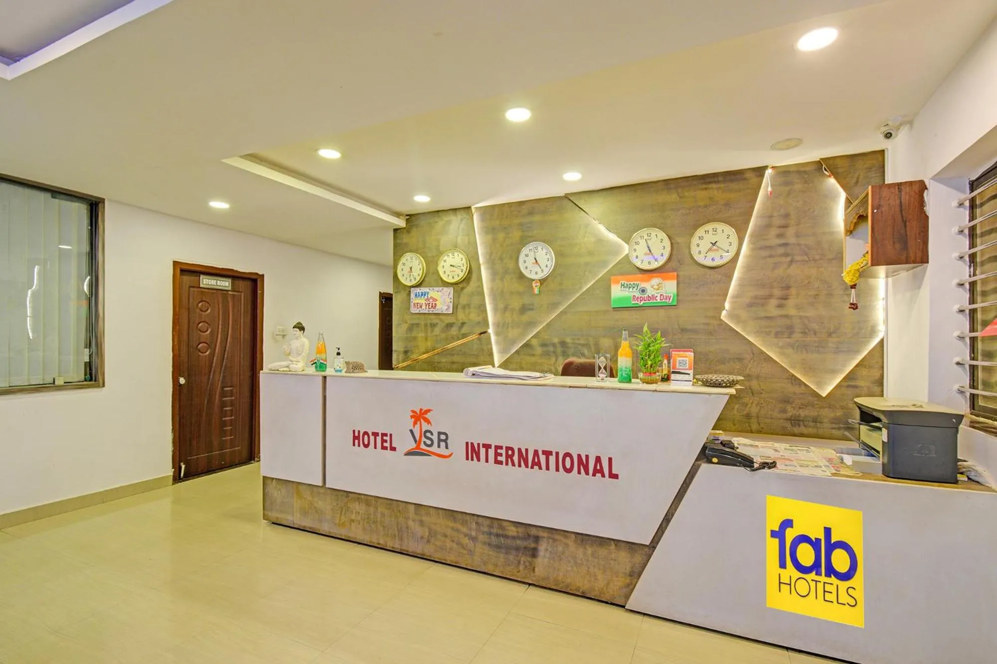 Lobby or reception in FabHotel VSR International