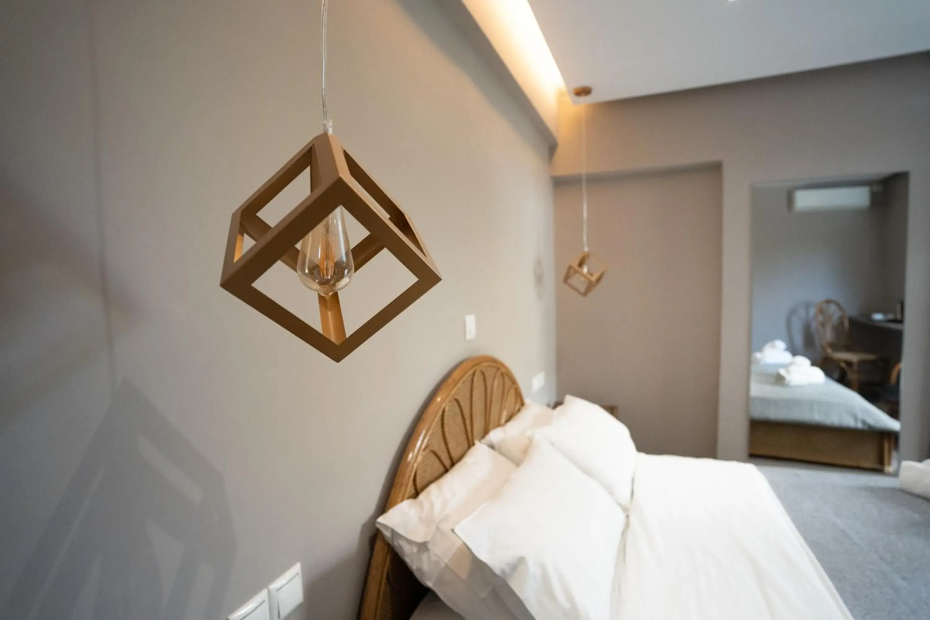 Bed in Parthenis Riviera Hotel Bed in Parthenis Riviera Hotel