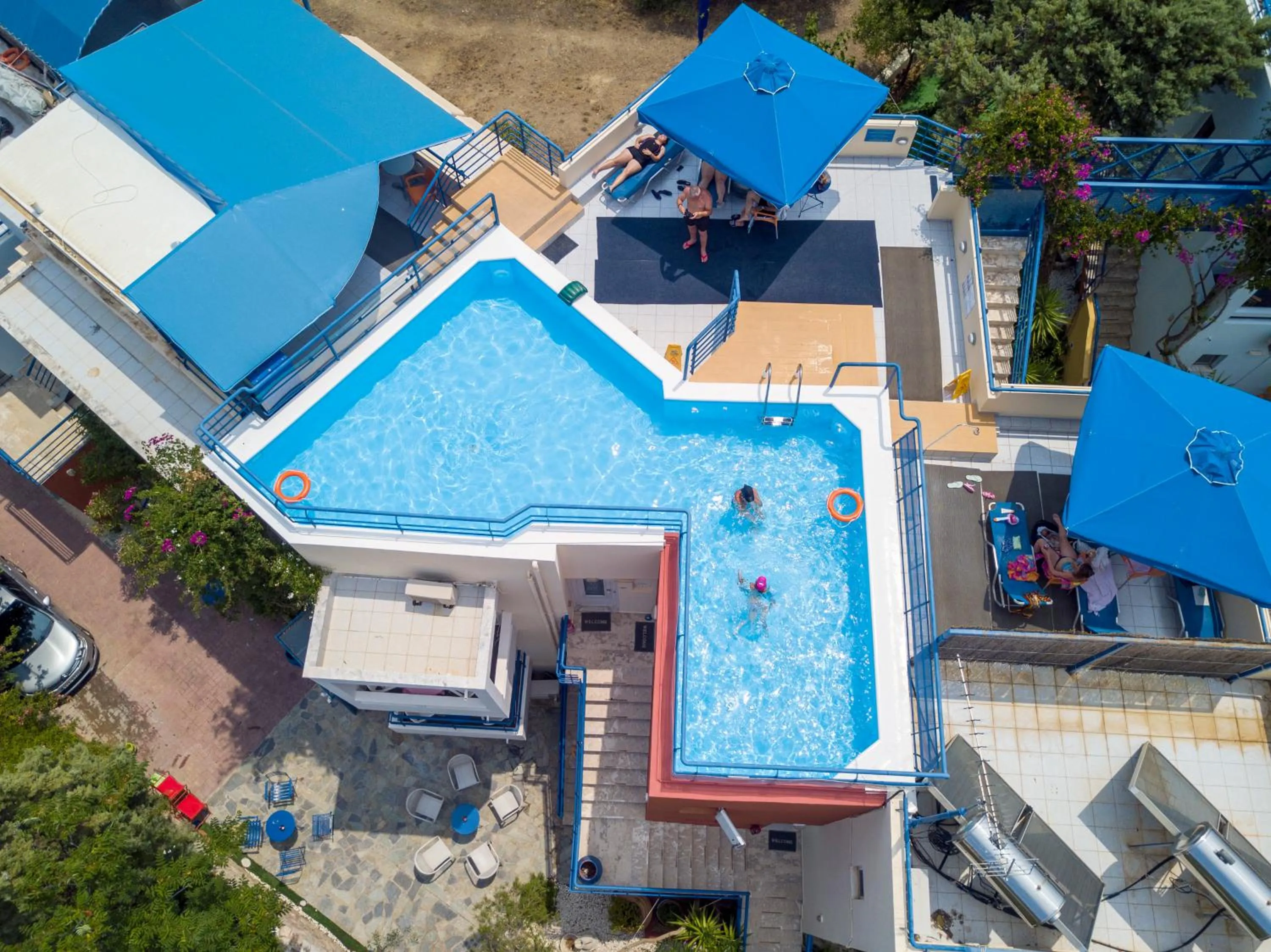 Bird's eye view in Heliotopos Apartments